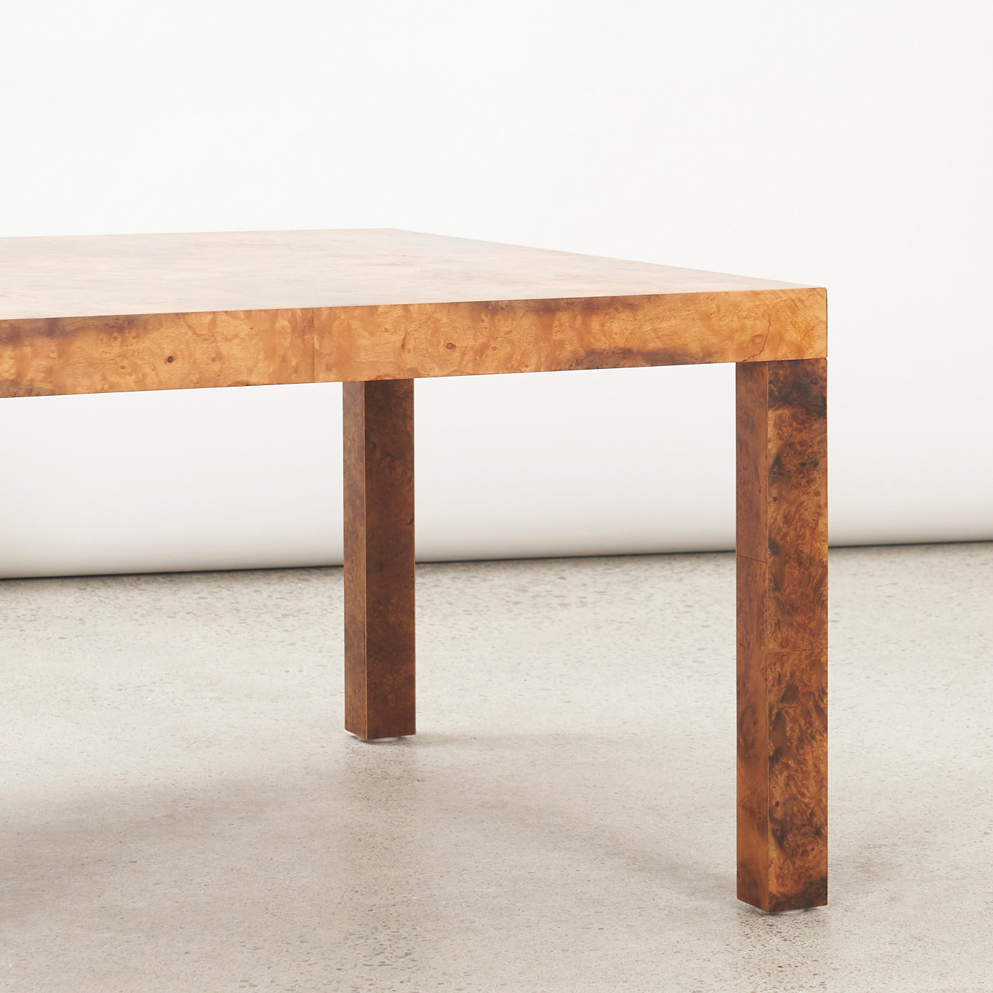 Square Burl Coffee Table by Directional