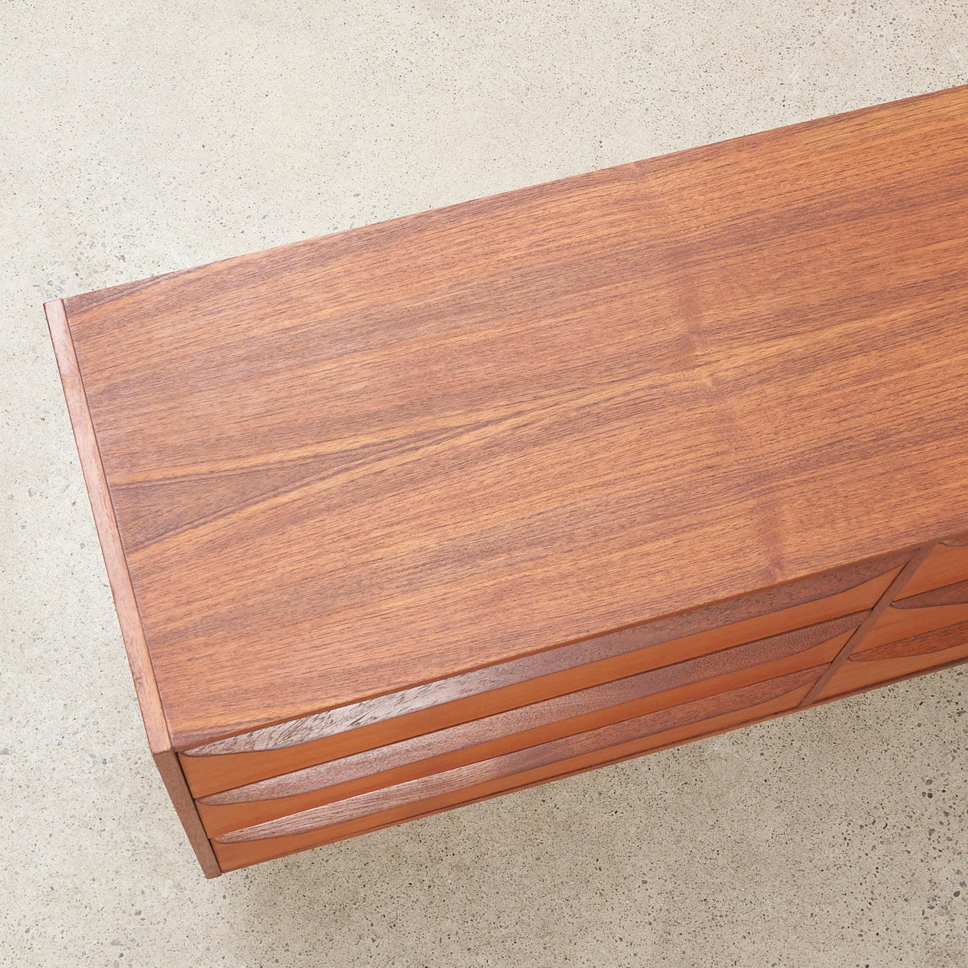 Teak 9 Drawer Dresser