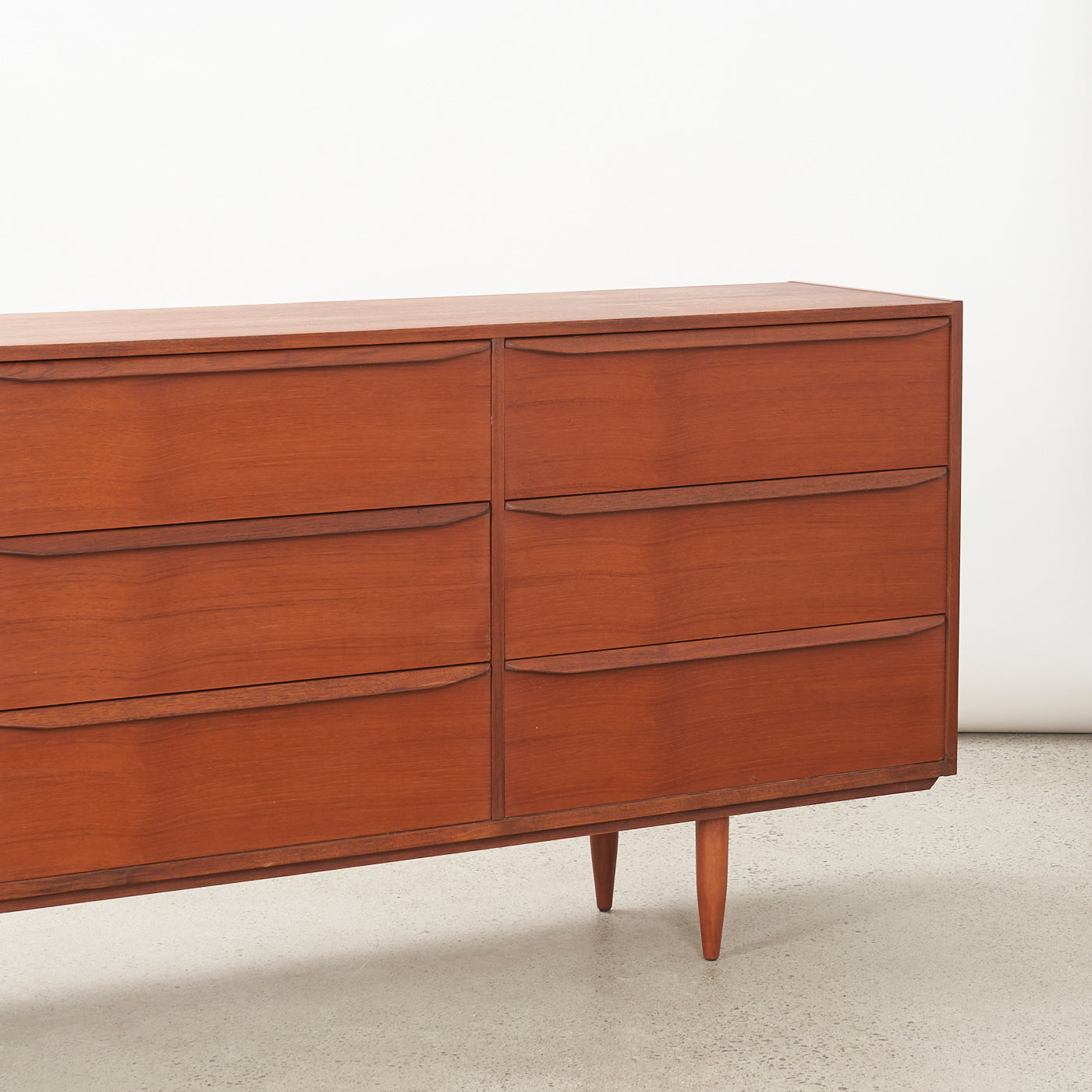 Teak 9 Drawer Dresser