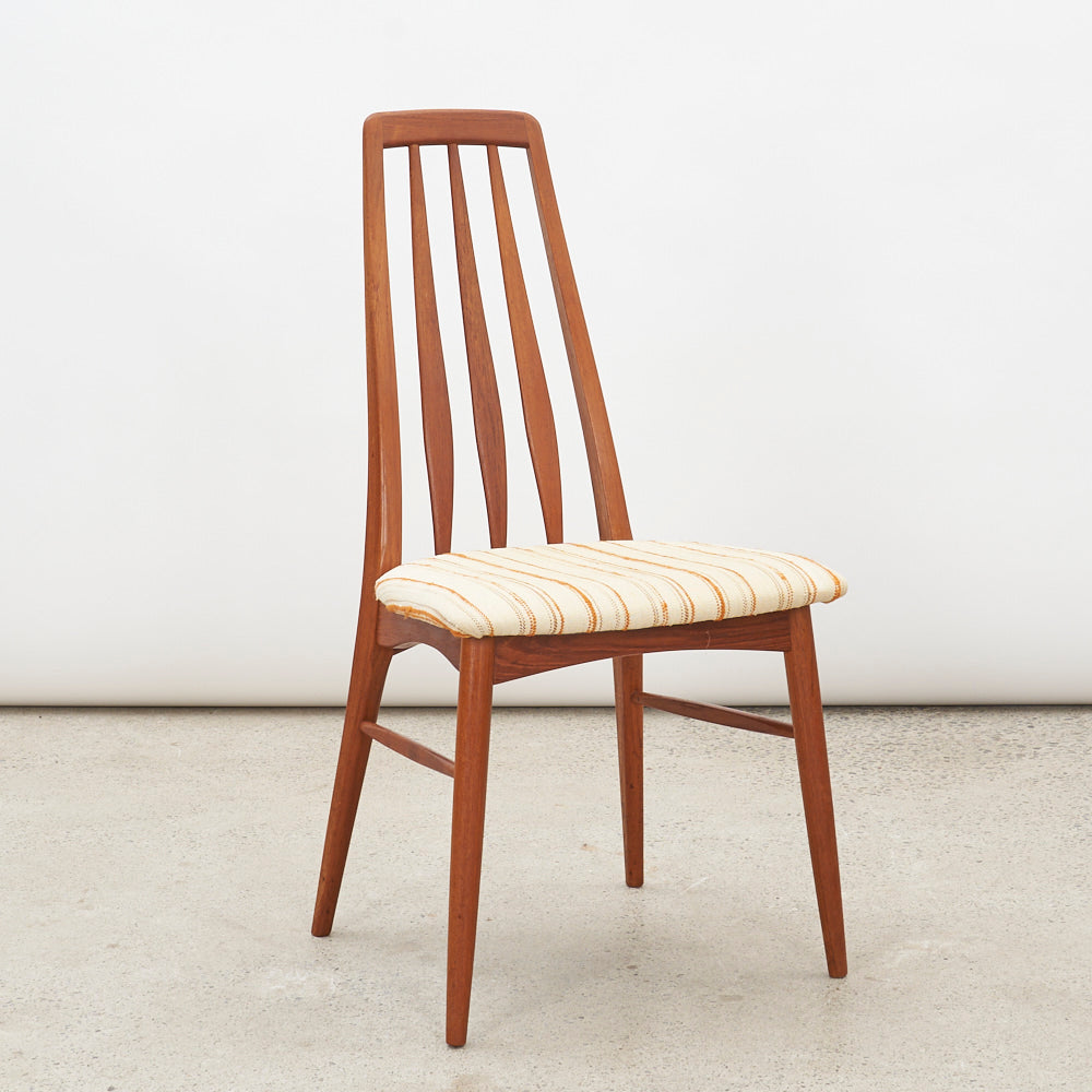 Set of 4 Teak 'Eva' Dining Chairs by Niels Koefoed, Denmark