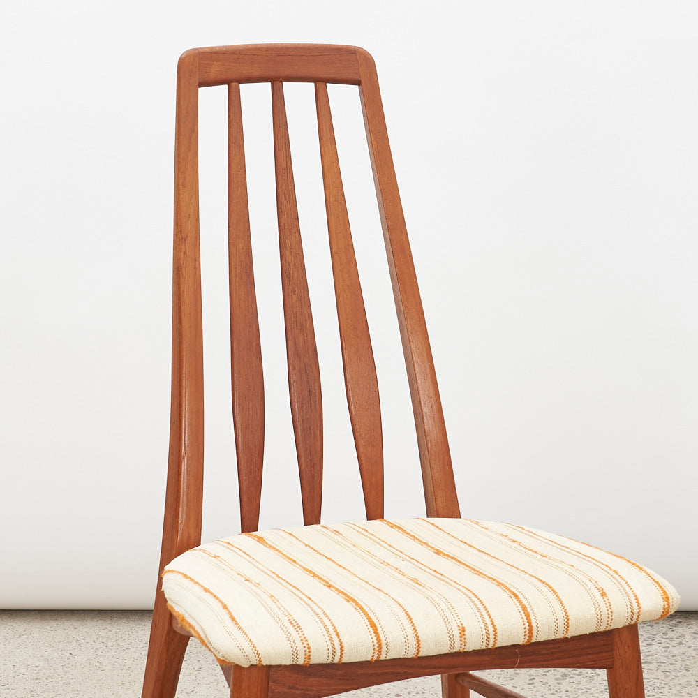 Set of 4 Teak 'Eva' Dining Chairs by Niels Koefoed, Denmark