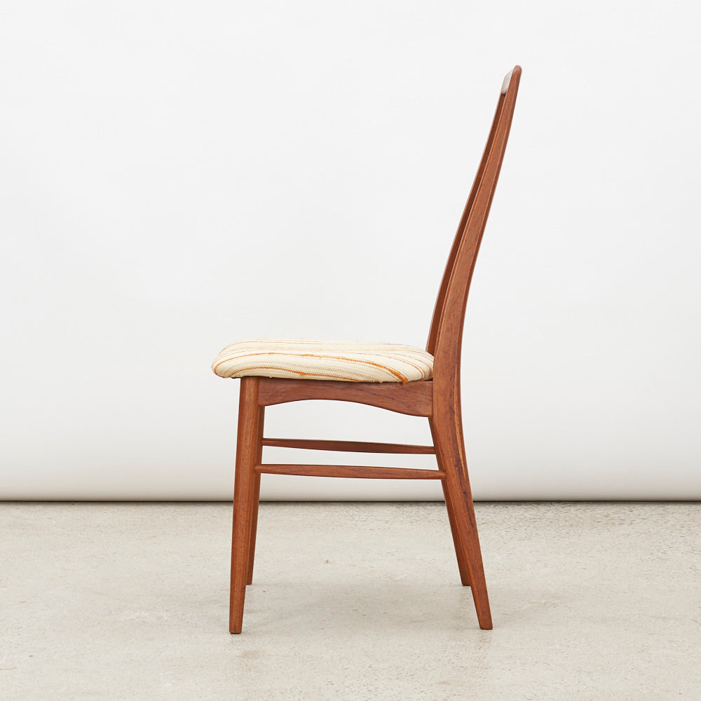 Set of 4 Teak 'Eva' Dining Chairs by Niels Koefoed, Denmark