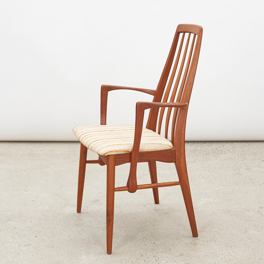 Set of 4 Teak 'Eva' Dining Chairs by Niels Koefoed, Denmark