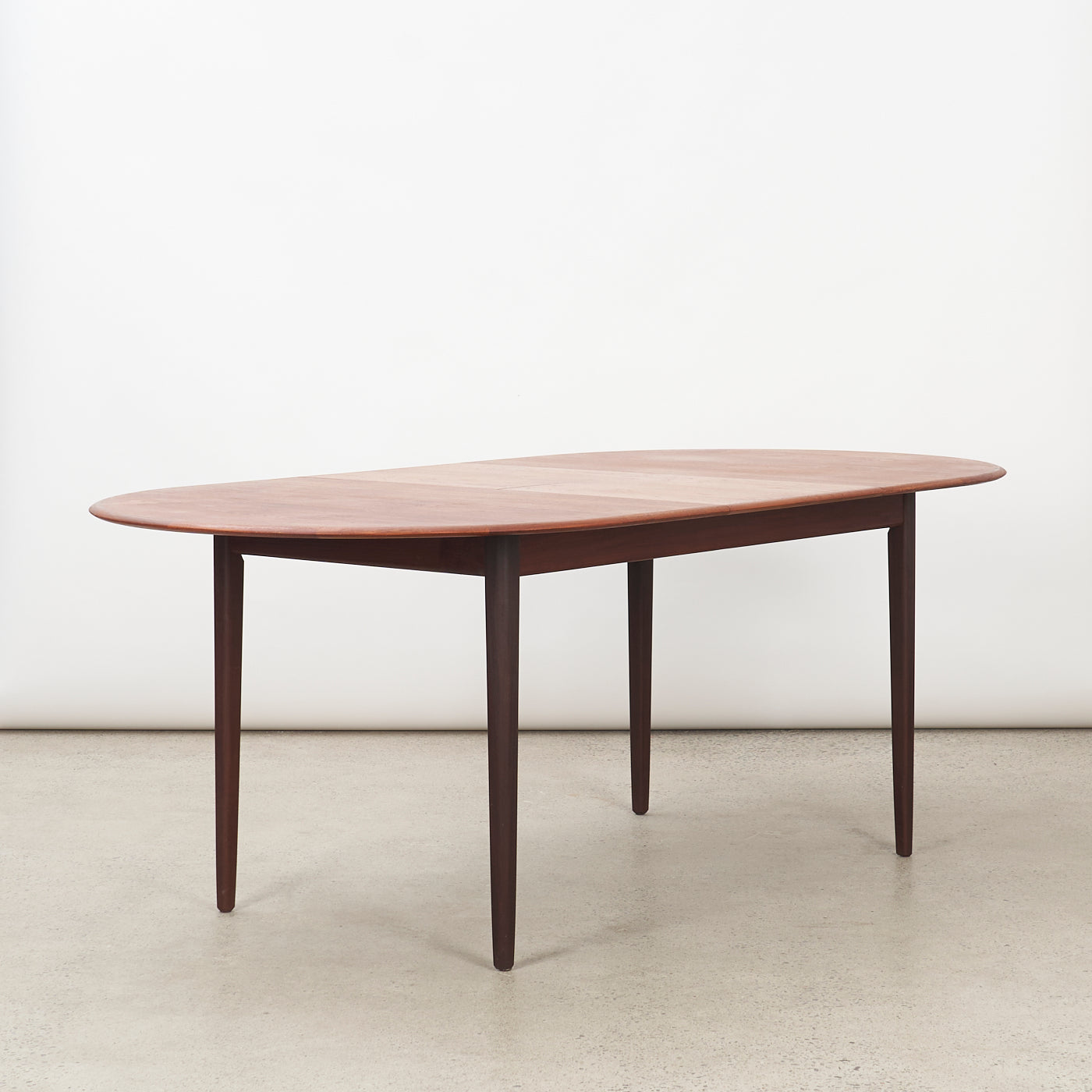 Oval Teak 'Jack-Knife' Dining Table