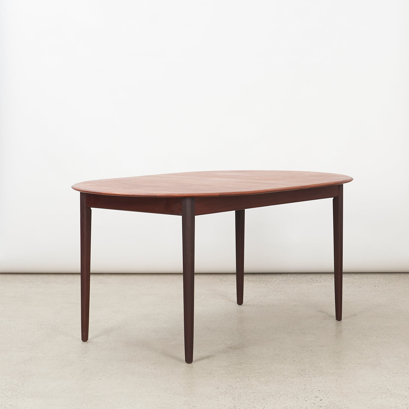 Oval Teak 'Jack-Knife' Dining Table