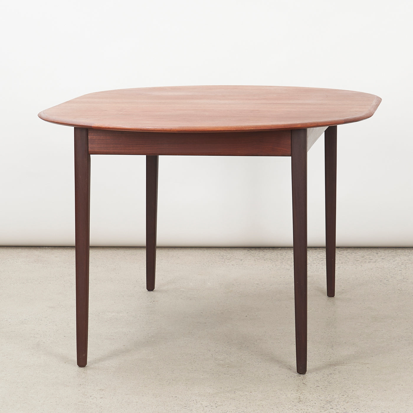 Oval Teak 'Jack-Knife' Dining Table