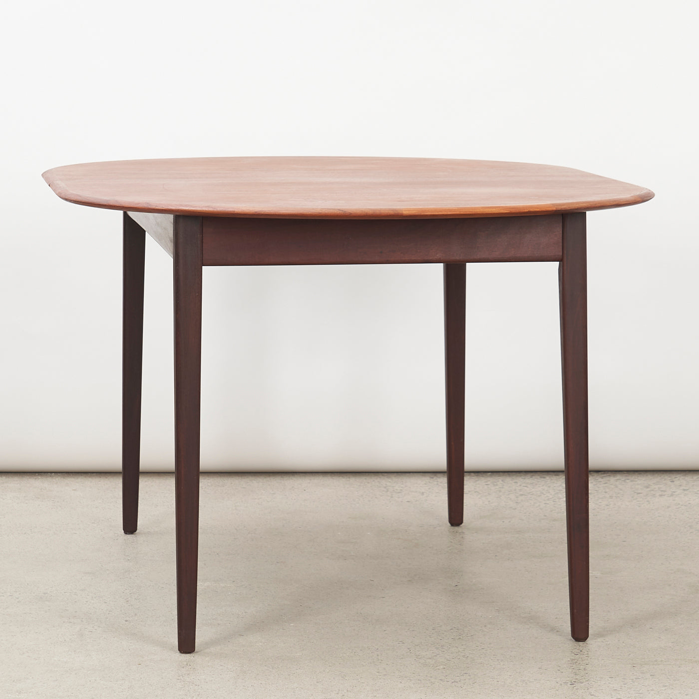 Oval Teak 'Jack-Knife' Dining Table