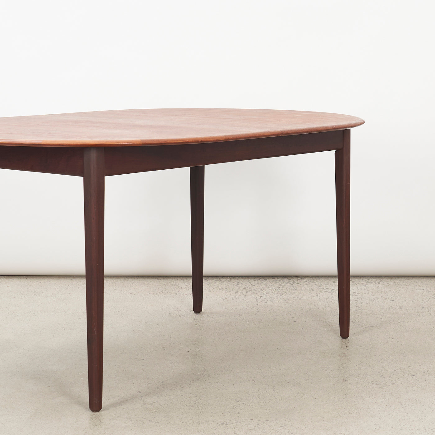 Oval Teak 'Jack-Knife' Dining Table