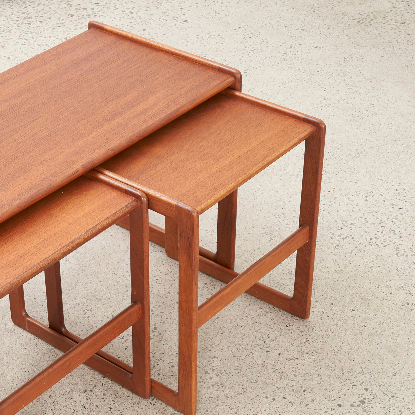 Set of 3 Teak Nesting Tables by Mogens Kold, Denmark