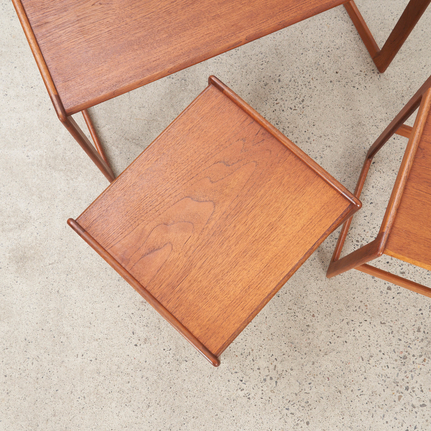Set of 3 Teak Nesting Tables by Mogens Kold, Denmark