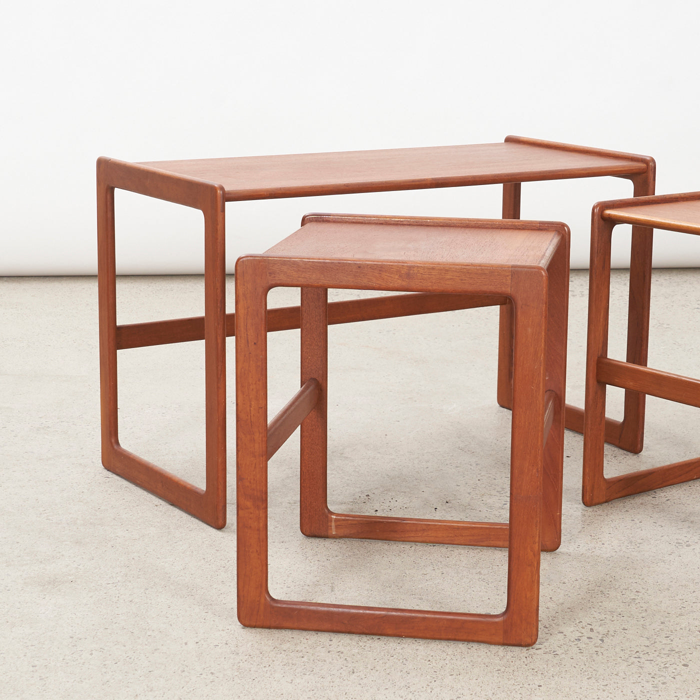 Set of 3 Teak Nesting Tables by Mogens Kold, Denmark