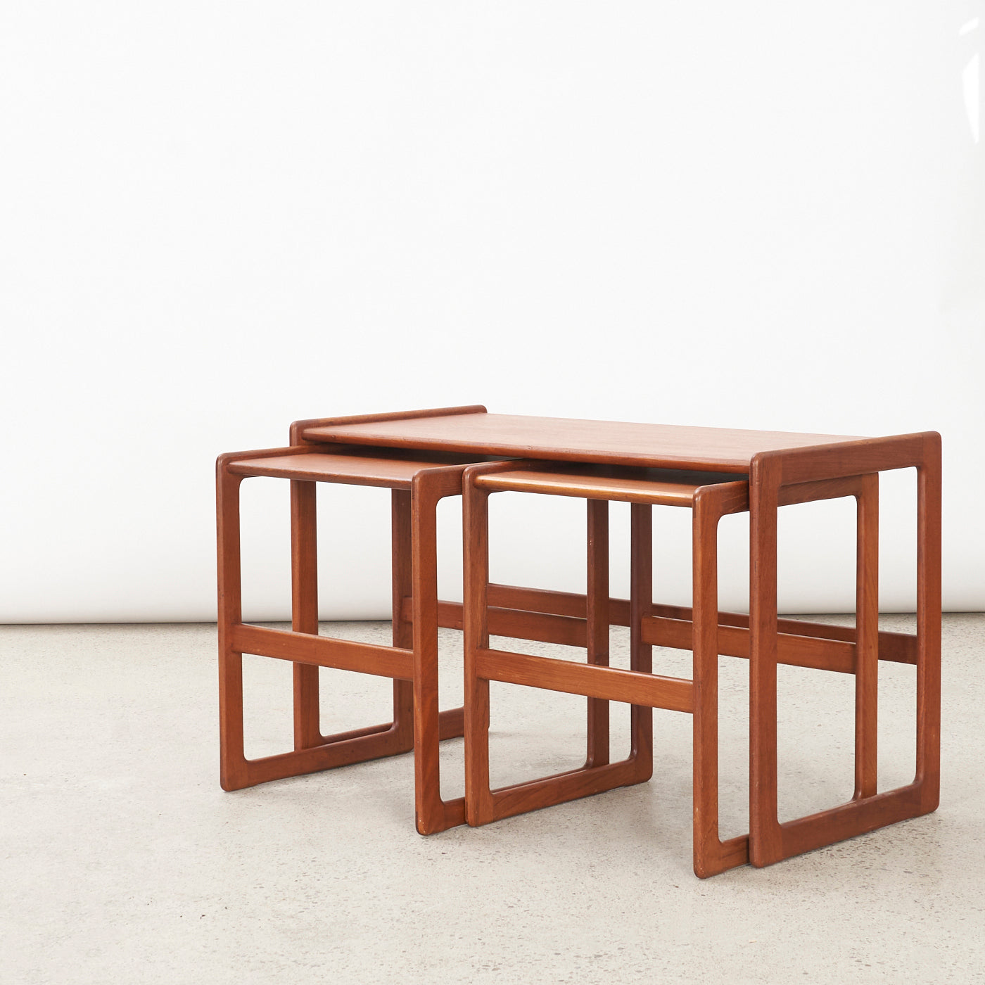 Set of 3 Teak Nesting Tables by Mogens Kold, Denmark