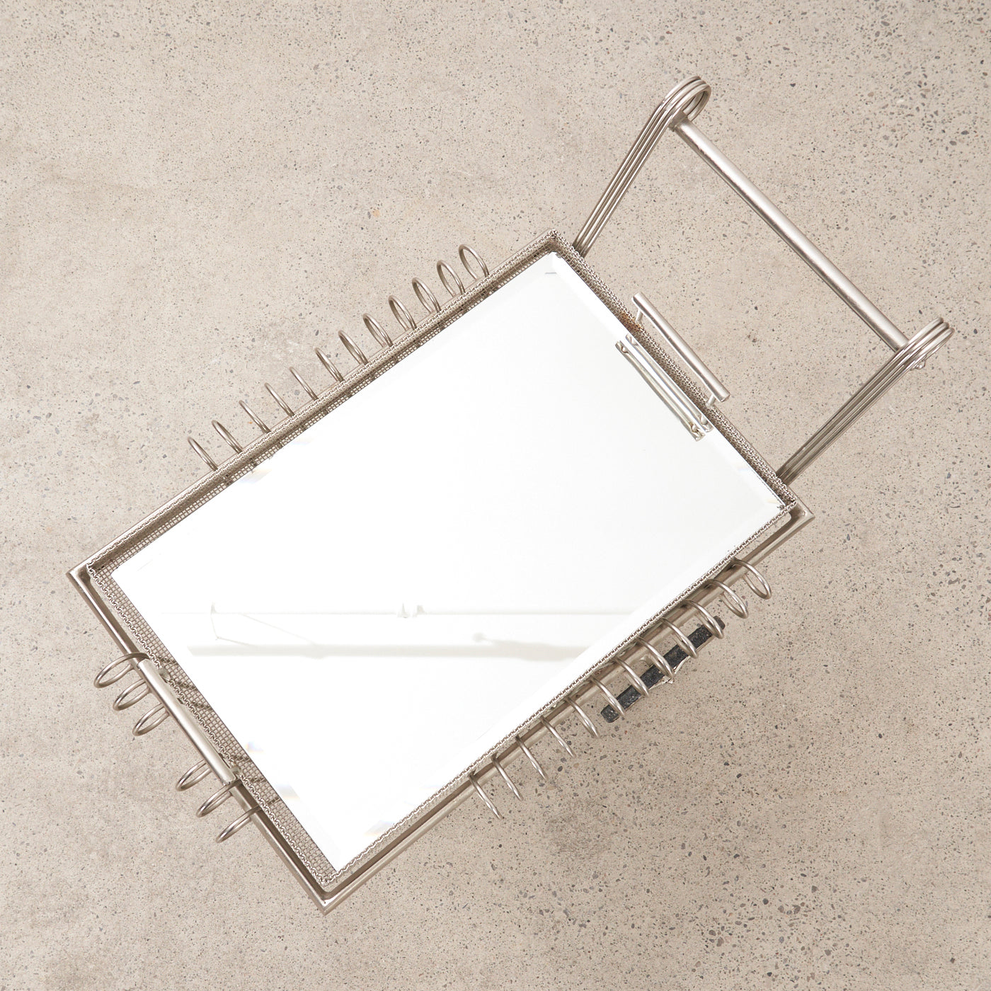 Vintage Metal Bar Cart