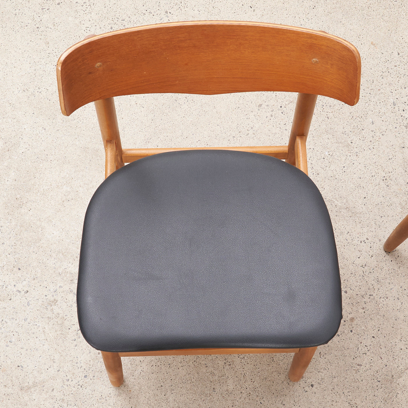 Set of 4 Teak & Beech Dining Chairs, Denmark