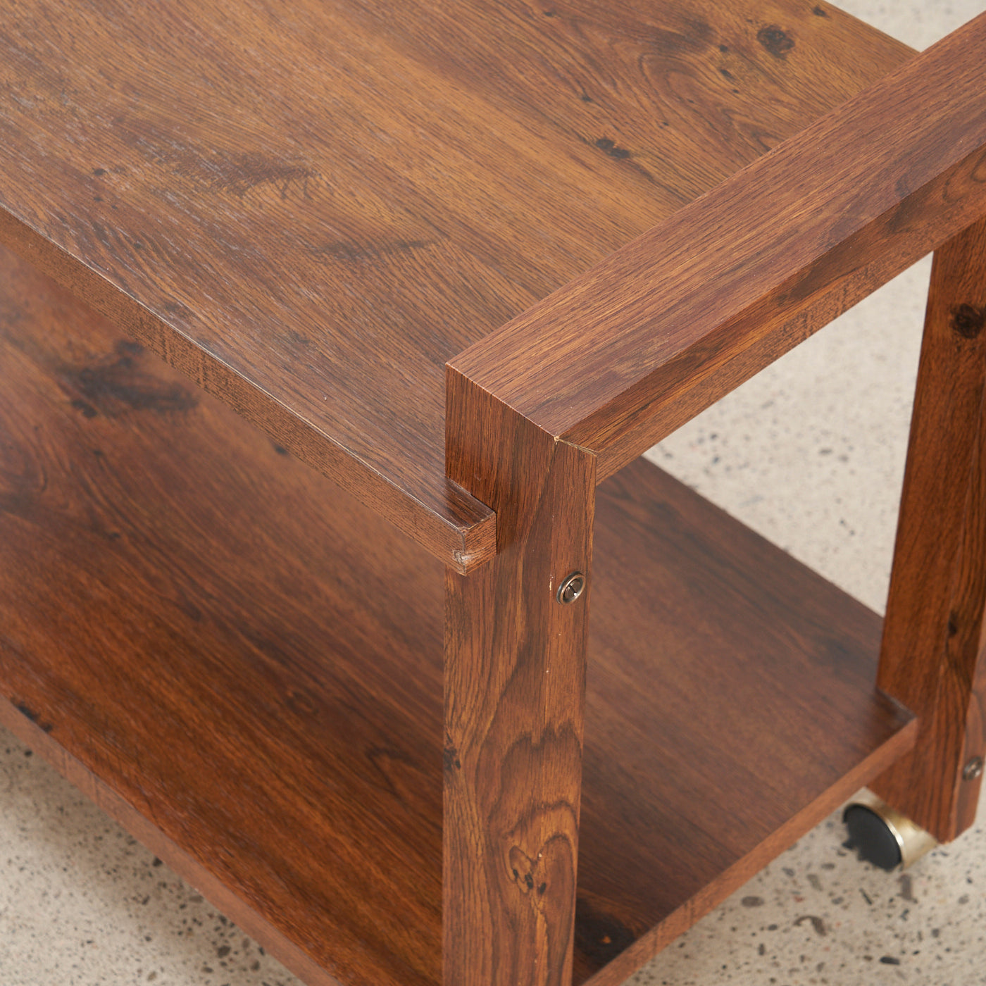 Vintage Laminate Bar Cart