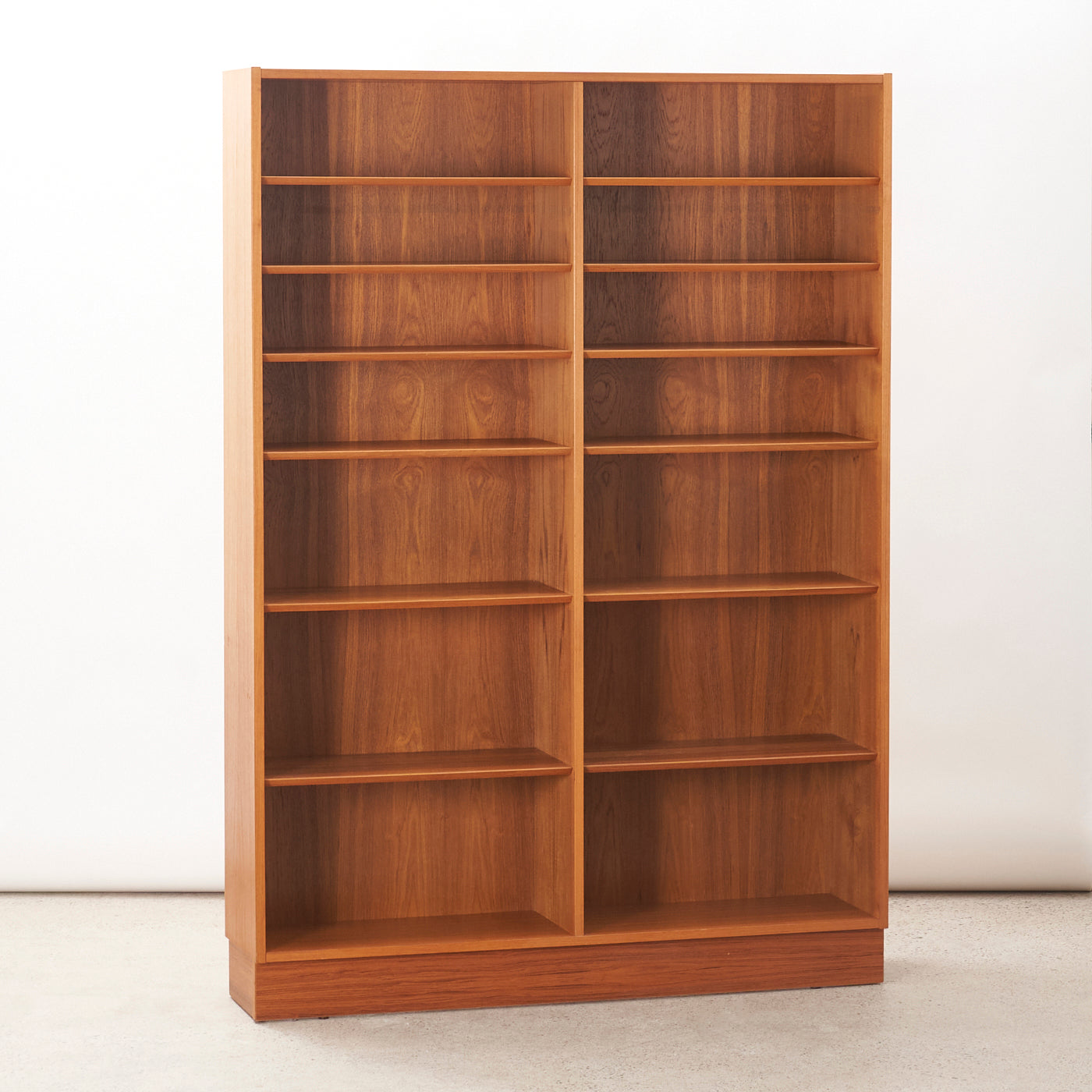 Teak Double Bookcase by Poul Hundevad, Denmark