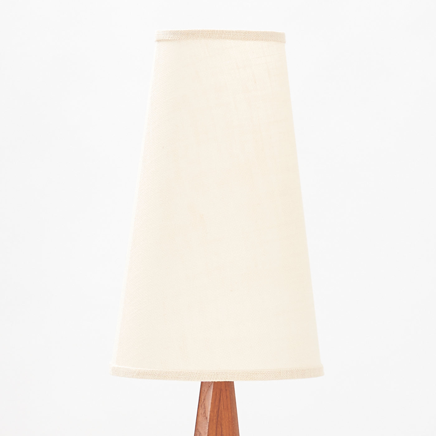 Teak Zig Zag Table Lamp