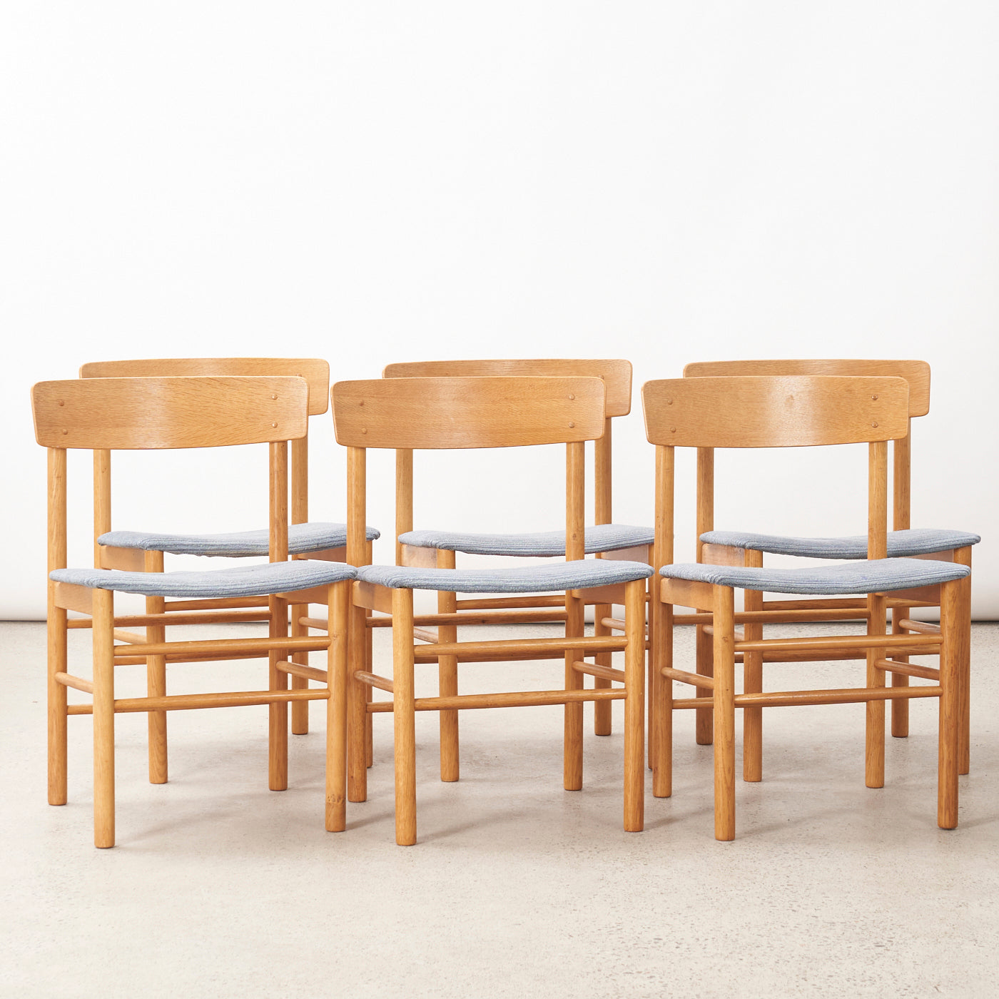 Set of 6 Oak 'Model 250' Dining Chairs by Farstrup, Denmark