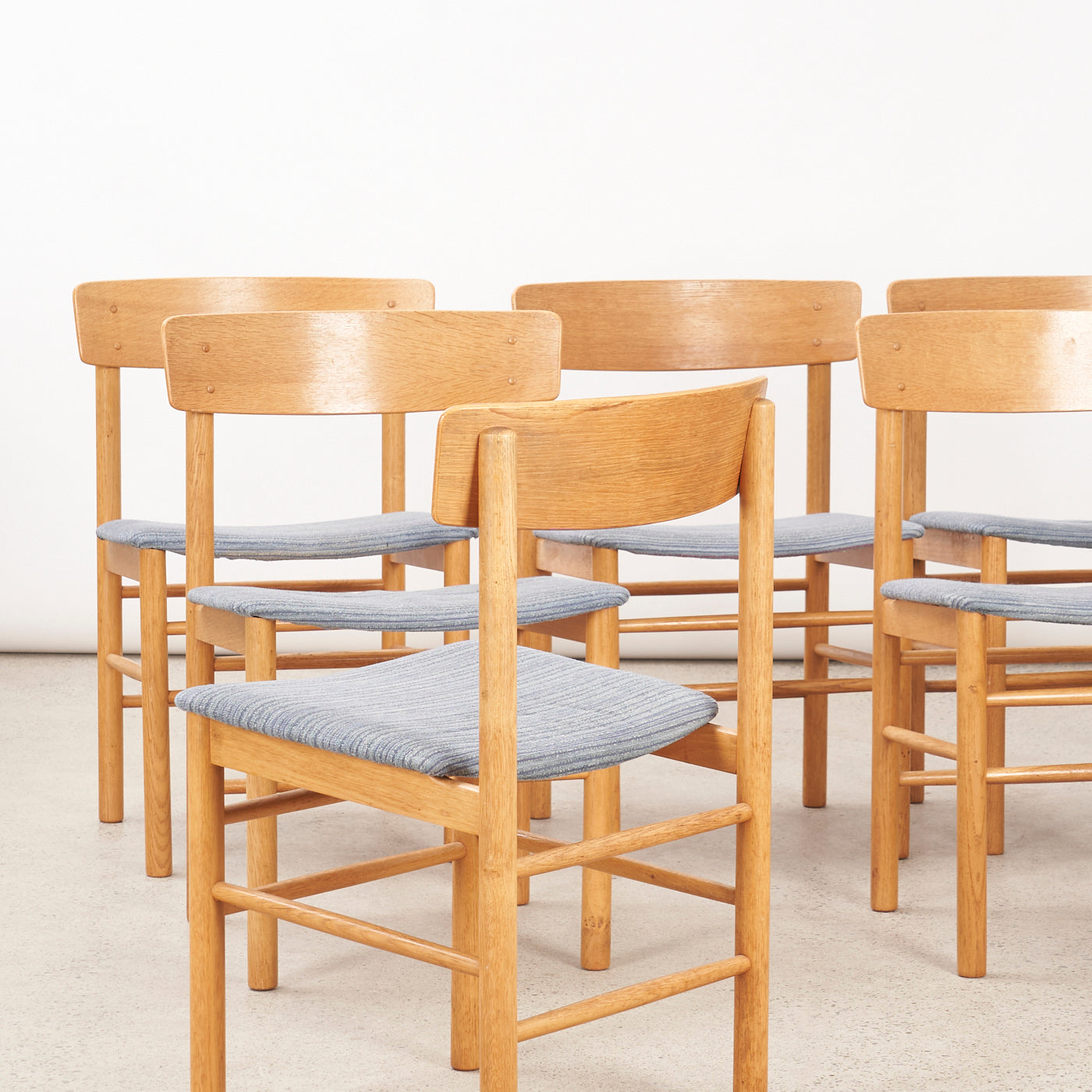 Set of 6 Oak 'Model 250' Dining Chairs by Farstrup, Denmark