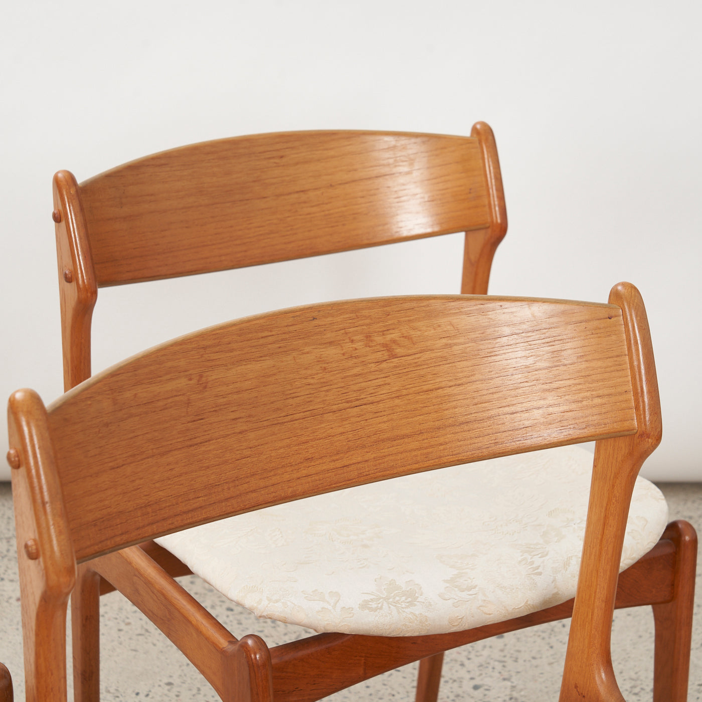 Set of 6 'Model 49' Teak Dining Chairs by Erik Buch for O.D. Møbler, Denmark