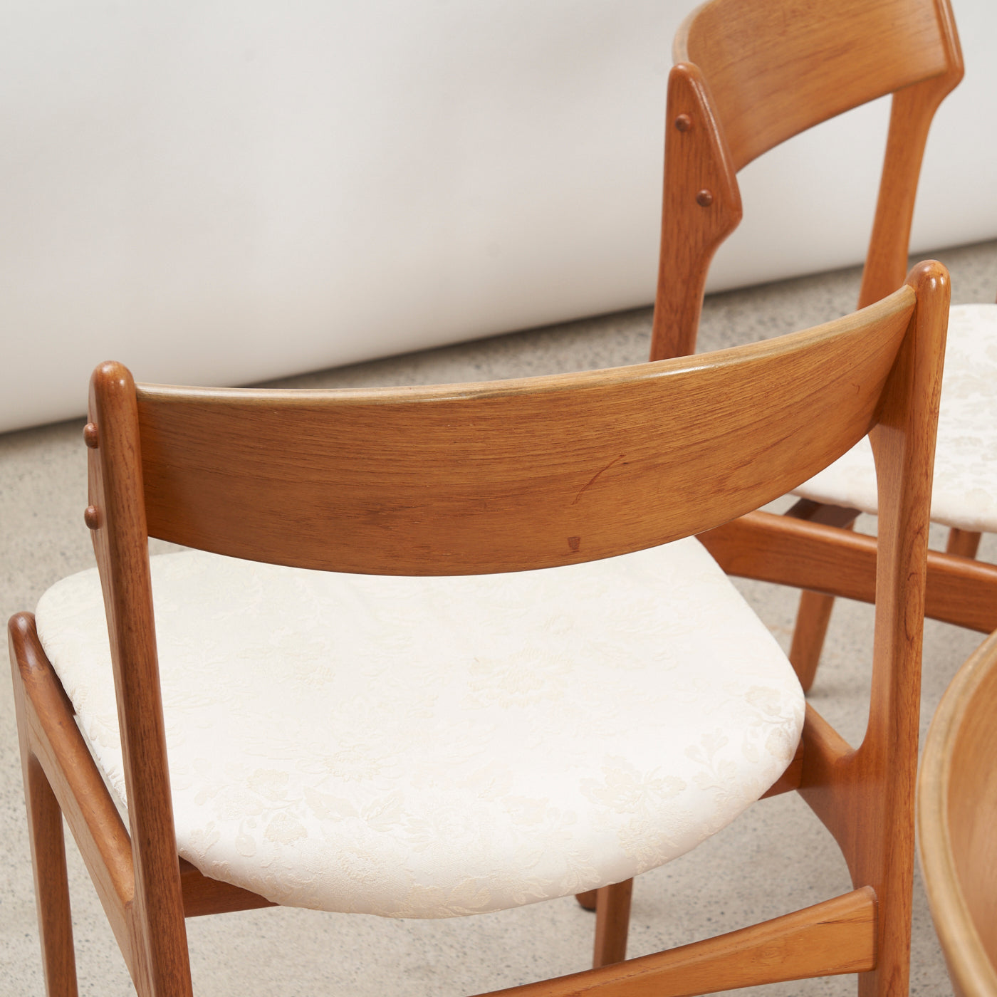 Set of 6 'Model 49' Teak Dining Chairs by Erik Buch for O.D. Møbler, Denmark