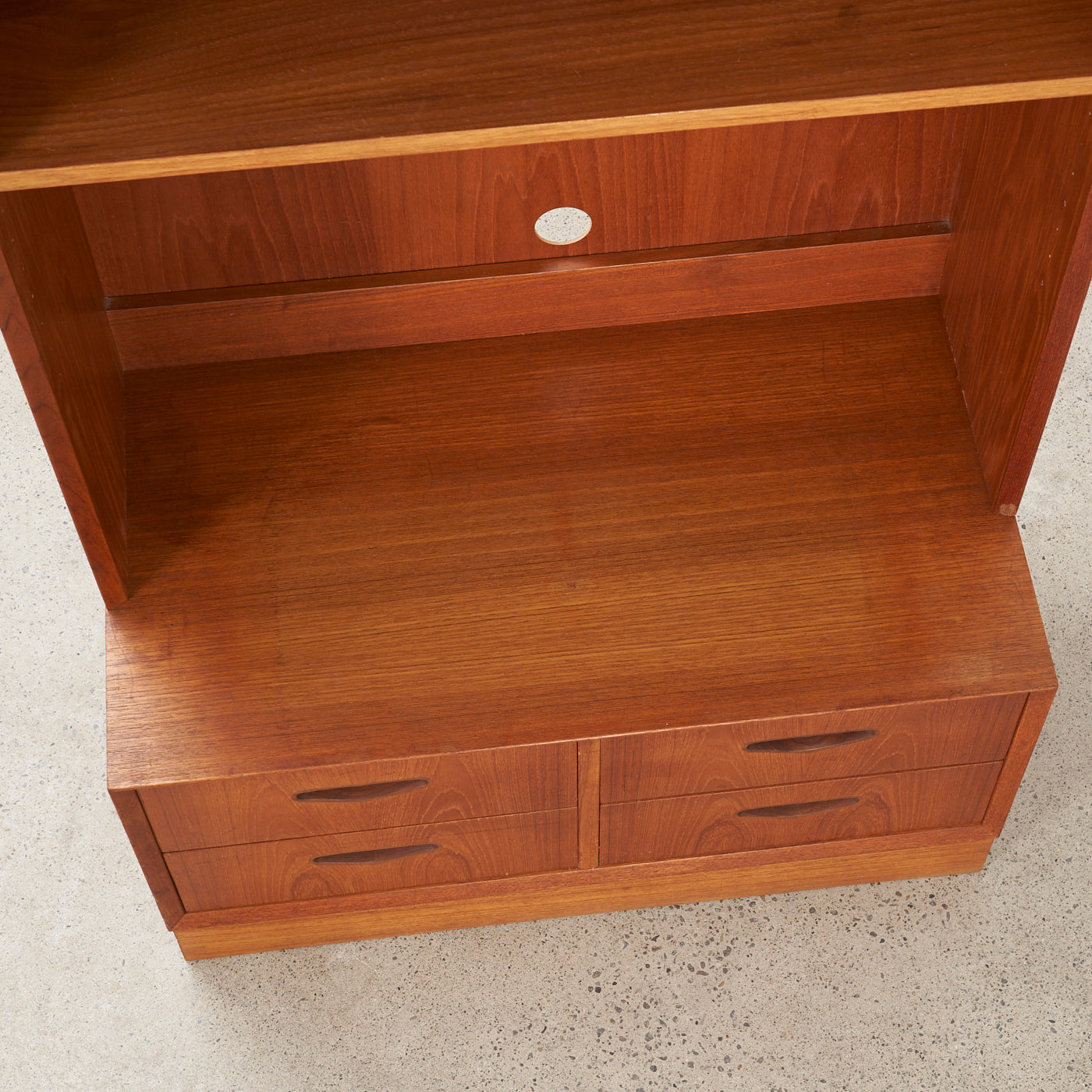 Teak Bookcase w/ Drawers by Ølholm Møbelfabrik, Denmark