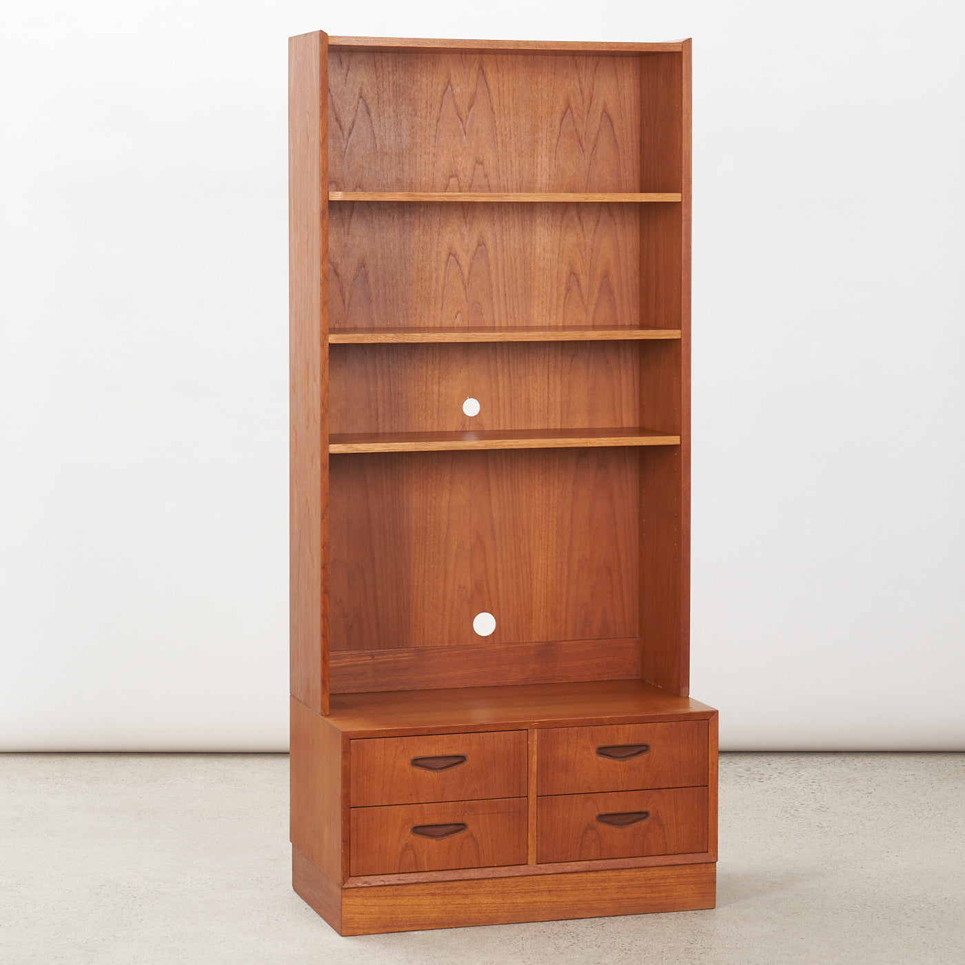 Teak Bookcase w/ Drawers by Ølholm Møbelfabrik, Denmark