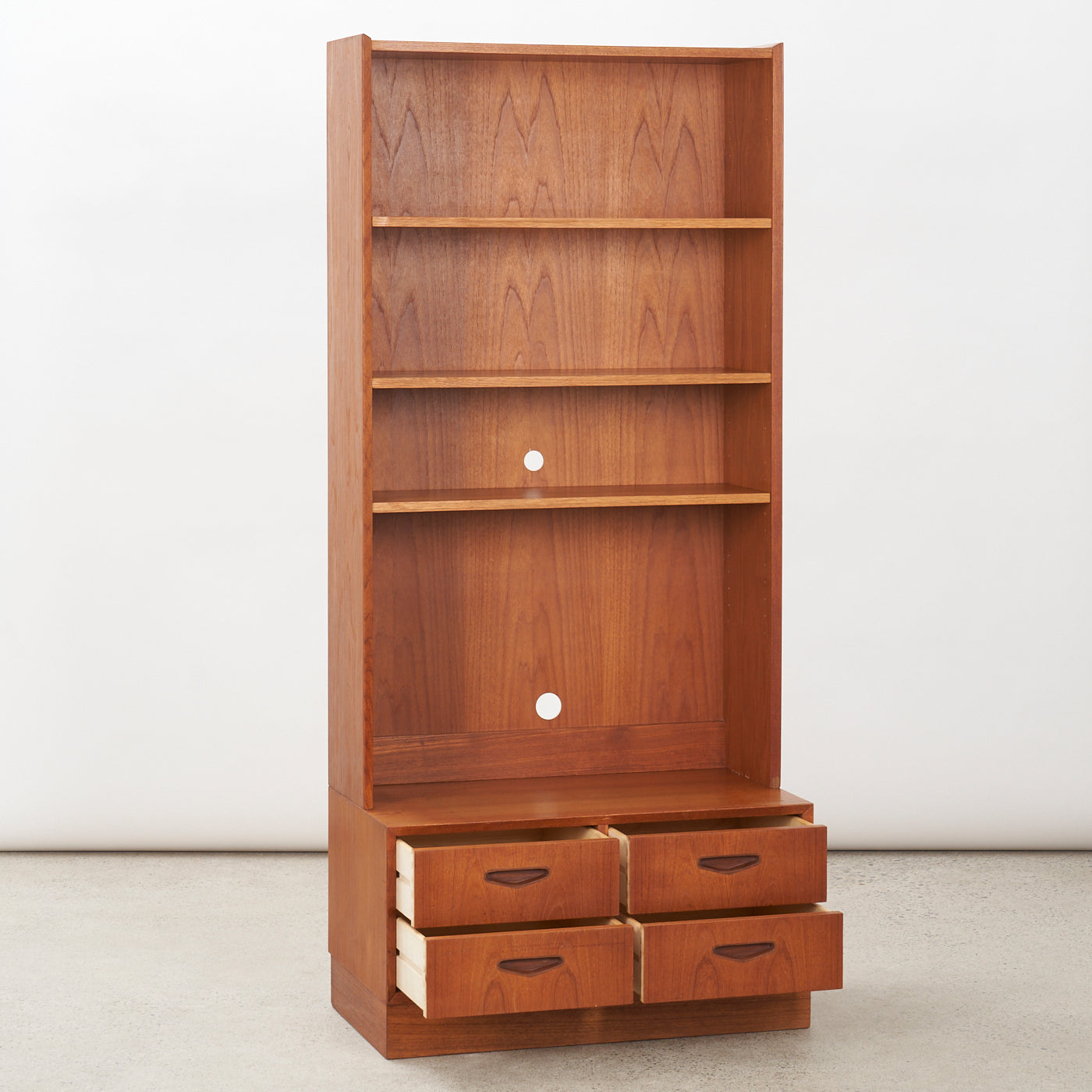 Teak Bookcase w/ Drawers by Ølholm Møbelfabrik, Denmark