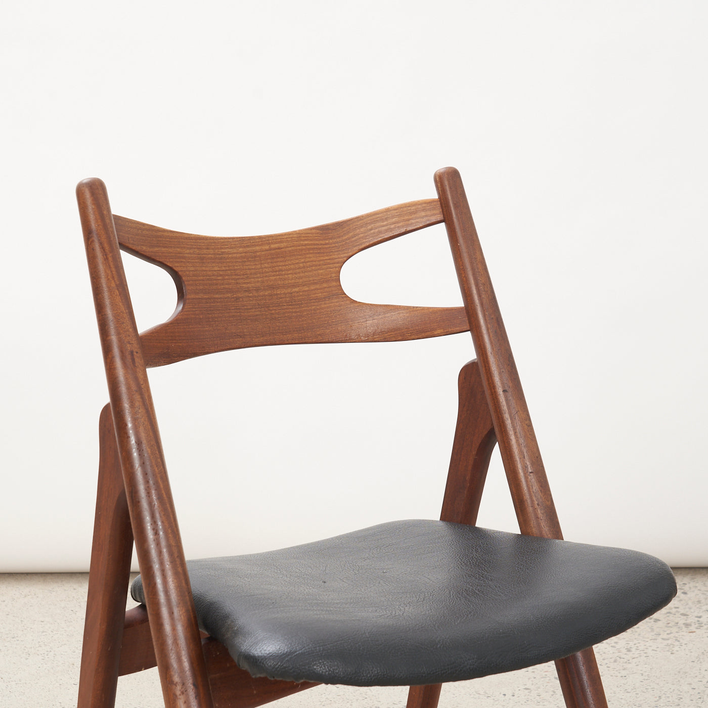 Vintage Teak Compass Chair