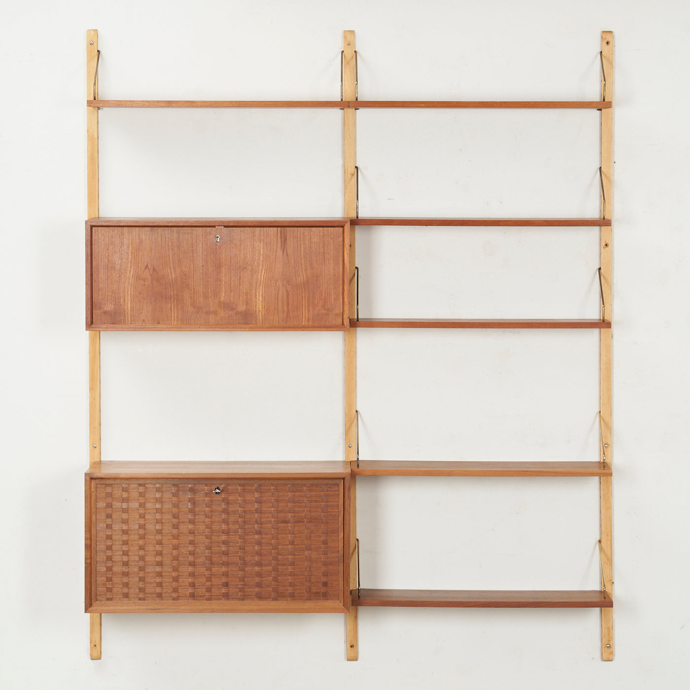 Modular Teak Wall Unit by Poul Cadovius, Denmark