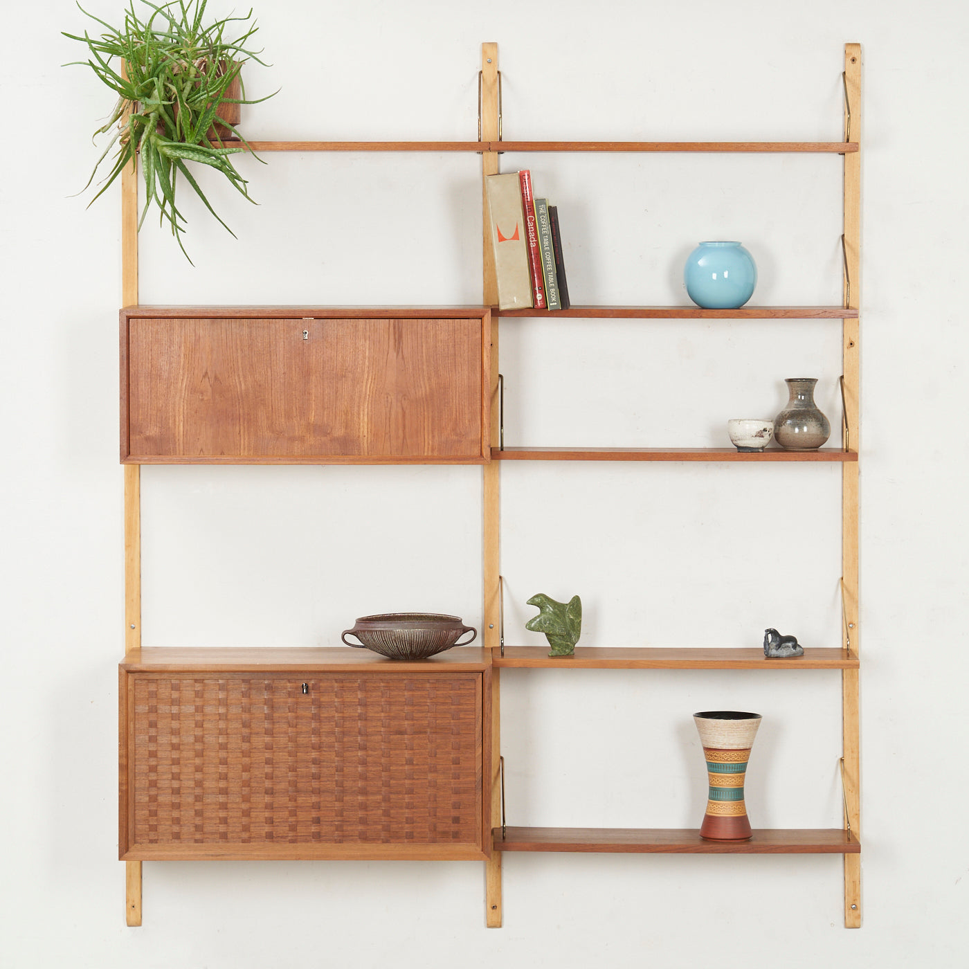 Modular Teak Wall Unit by Poul Cadovius, Denmark