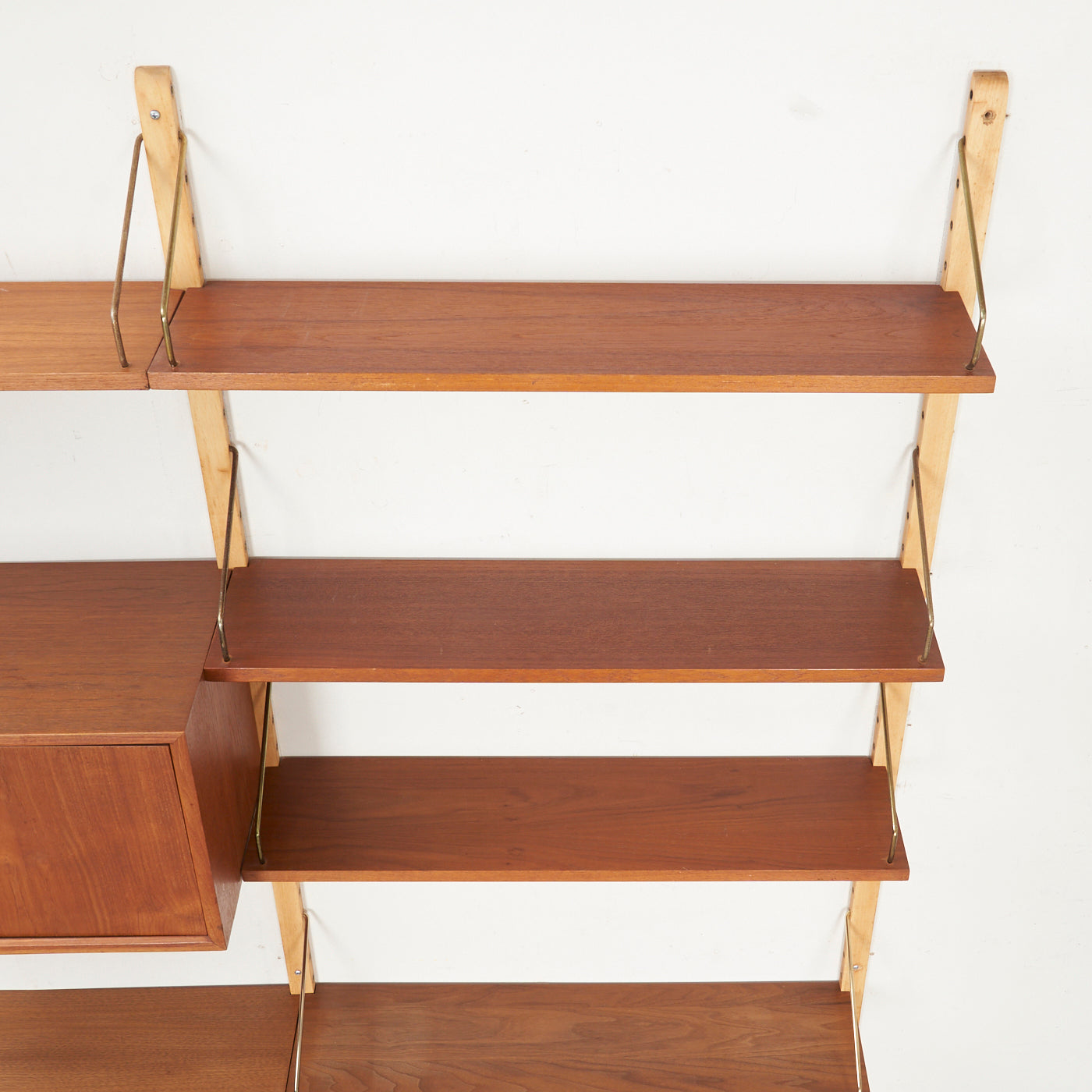 Modular Teak Wall Unit by Poul Cadovius, Denmark