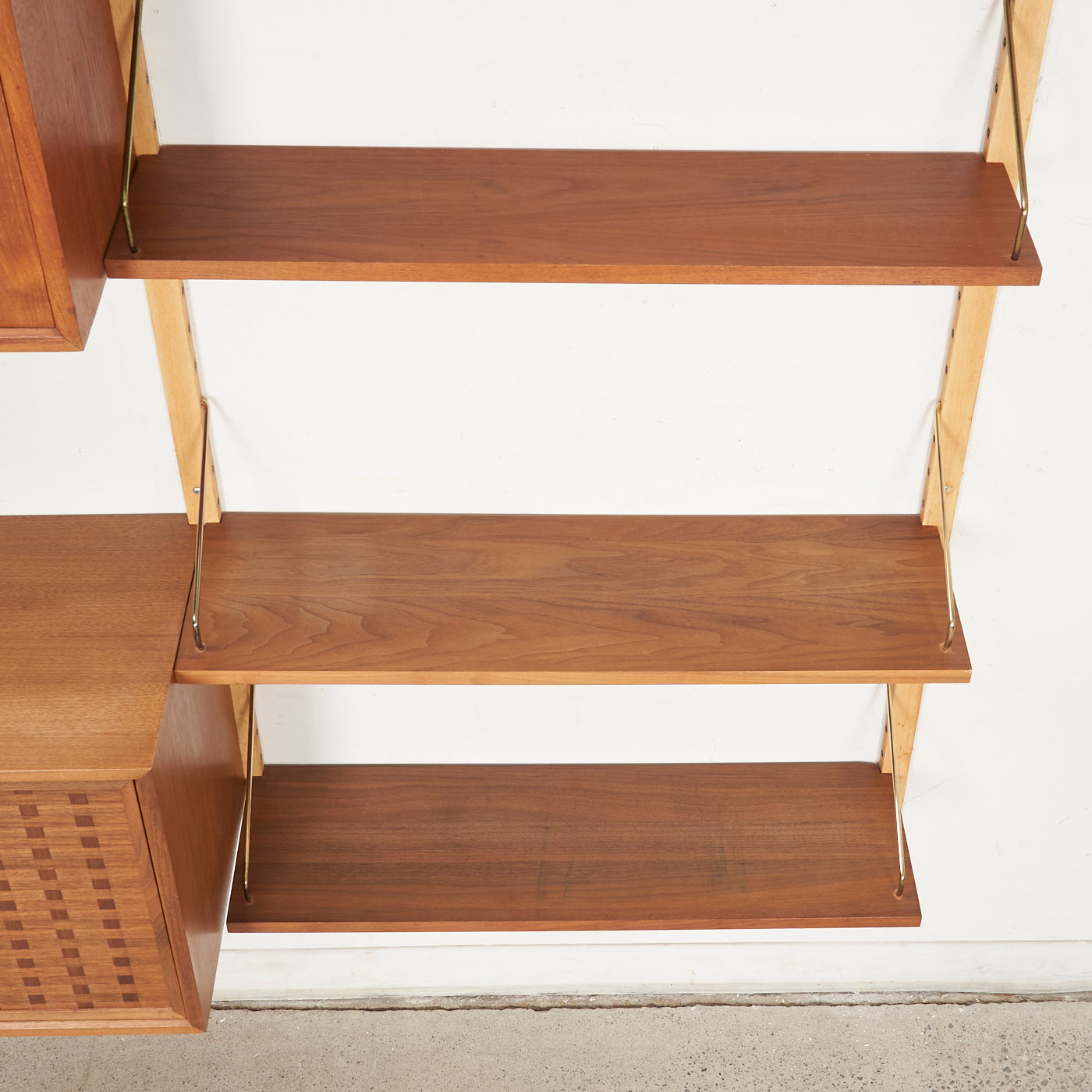 Modular Teak Wall Unit by Poul Cadovius, Denmark