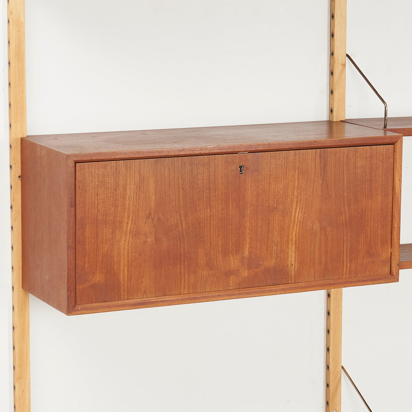 Modular Teak Wall Unit by Poul Cadovius, Denmark