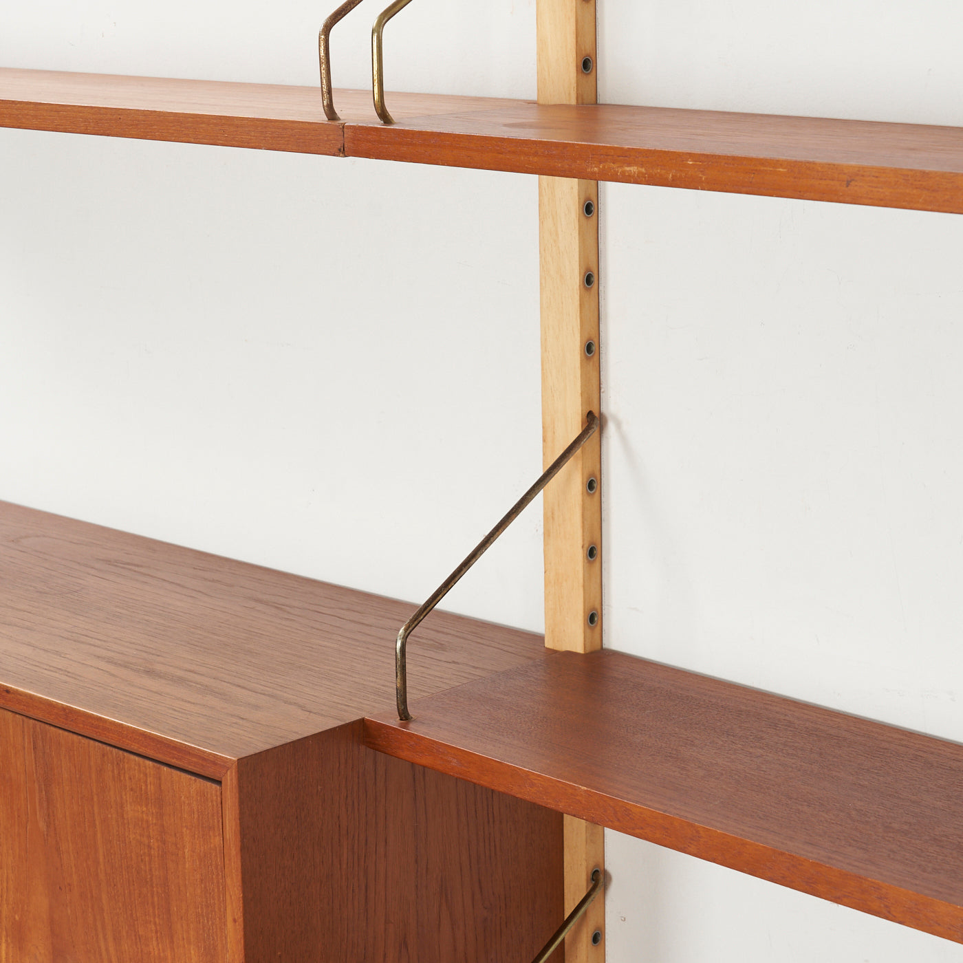 Modular Teak Wall Unit by Poul Cadovius, Denmark