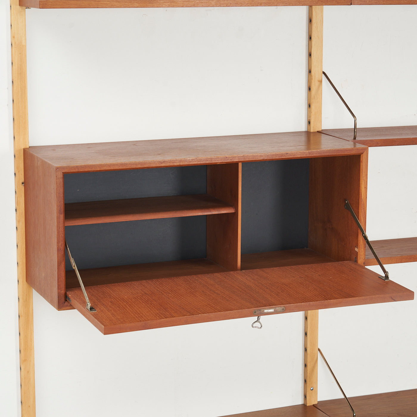 Modular Teak Wall Unit by Poul Cadovius, Denmark