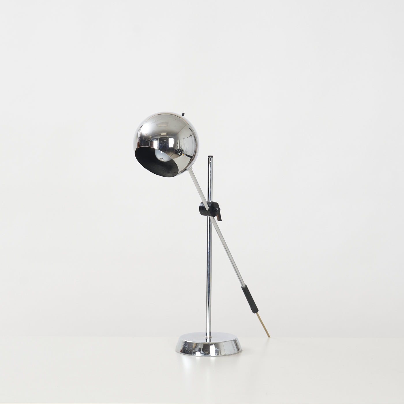 Vintage Chrome Eyeball Task Lamp