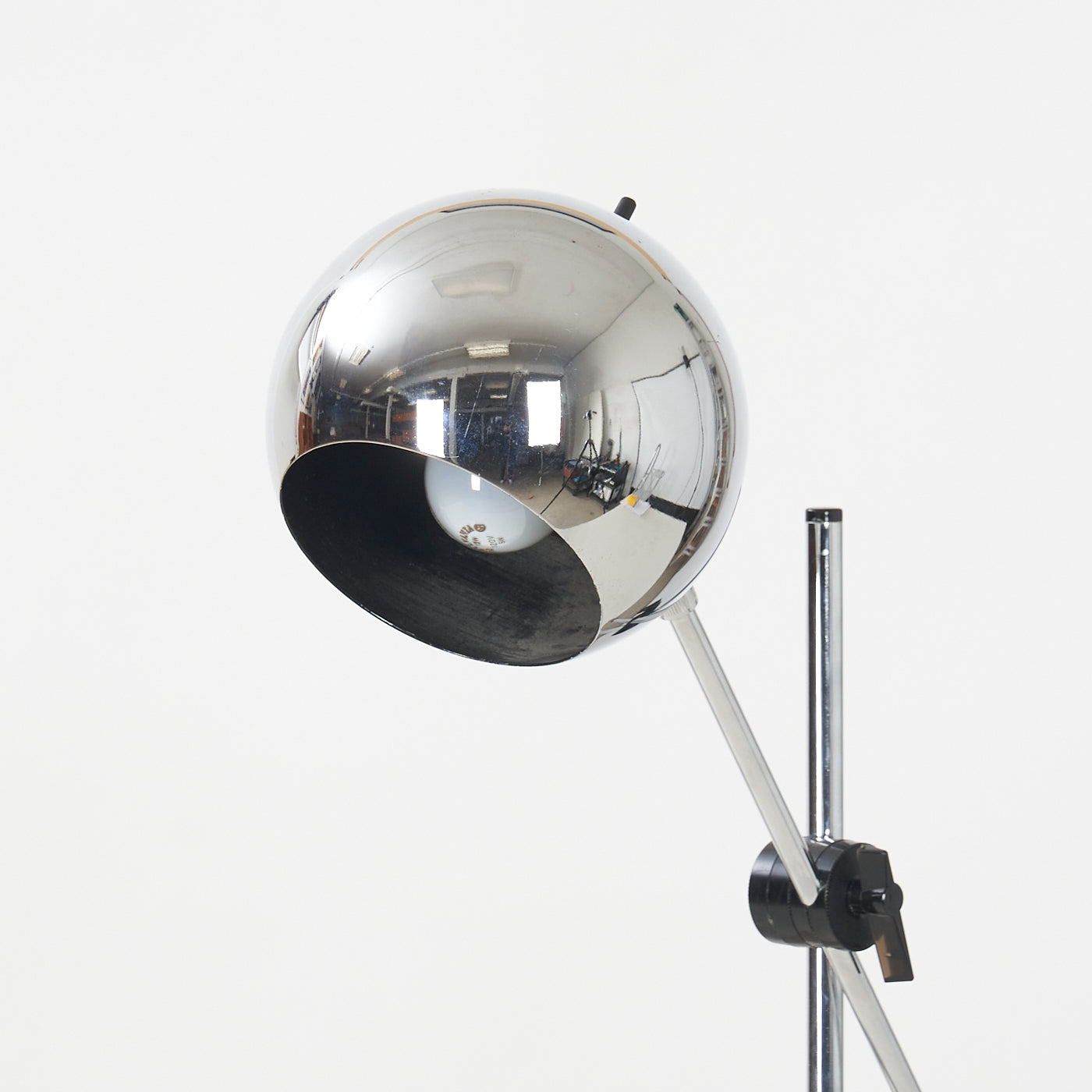 Vintage Chrome Eyeball Task Lamp