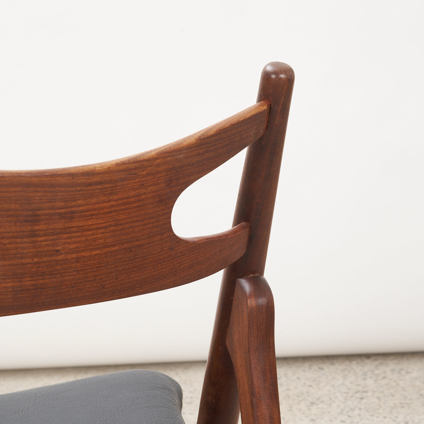 Vintage Teak Compass Chair