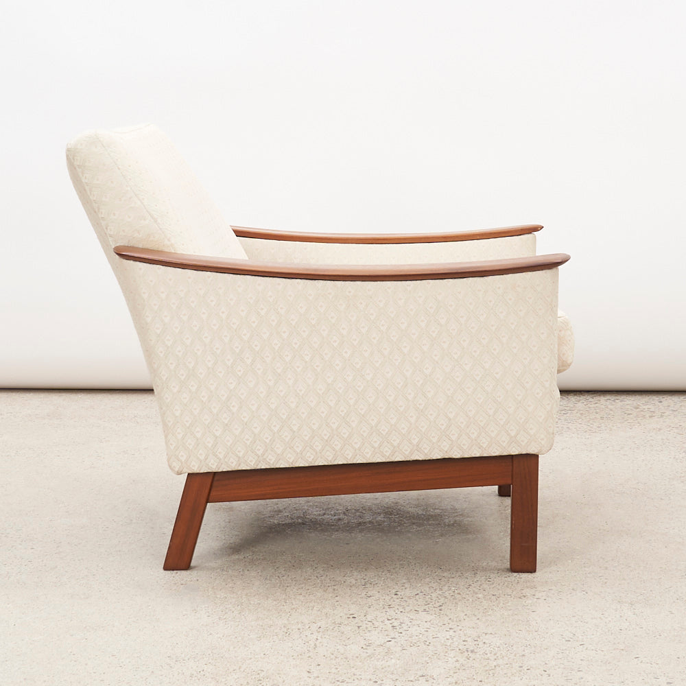 Vintage Upholstered Lounge Chair