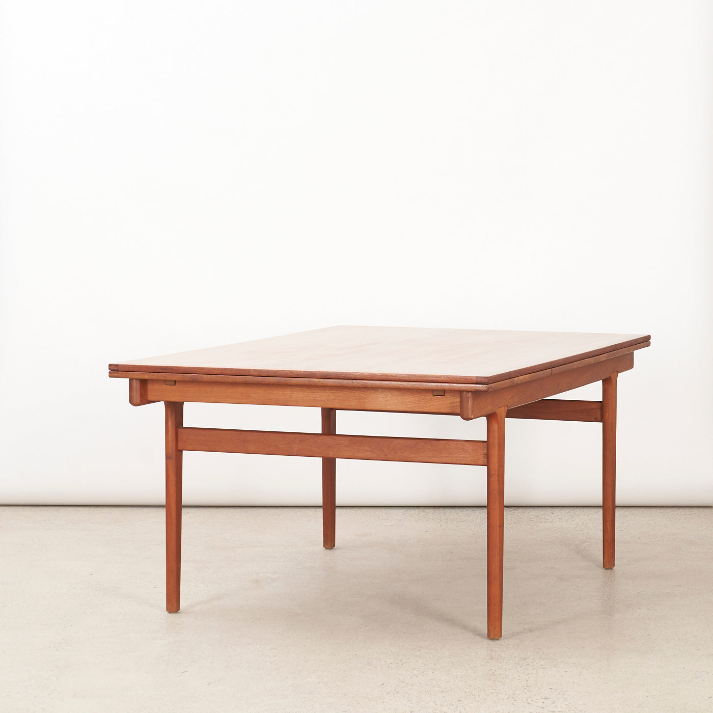 Large Teak Draw-Leaf Dining Table by Vejle Stole Møbelfabrik, Denmark