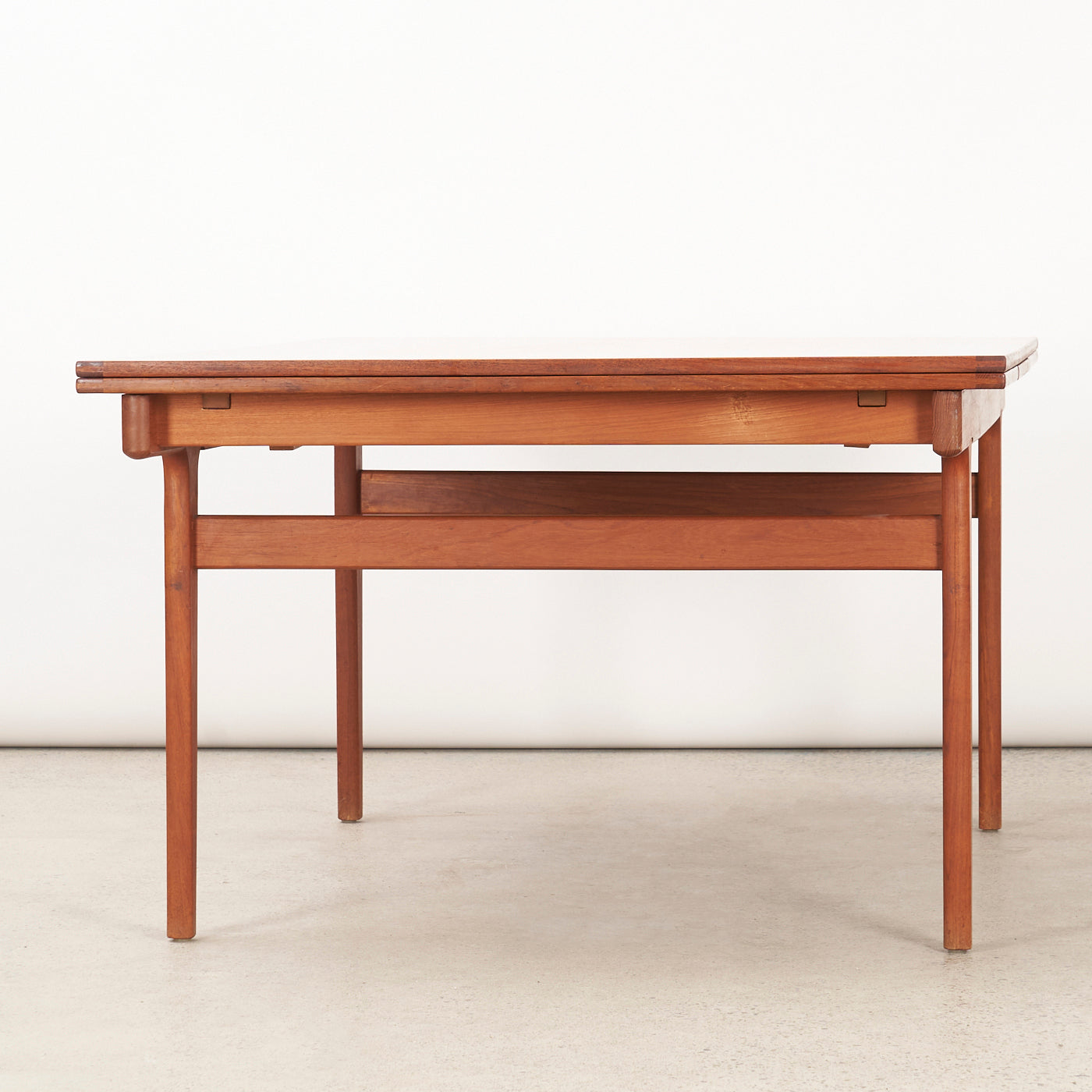 Large Teak Draw-Leaf Dining Table by Vejle Stole Møbelfabrik, Denmark