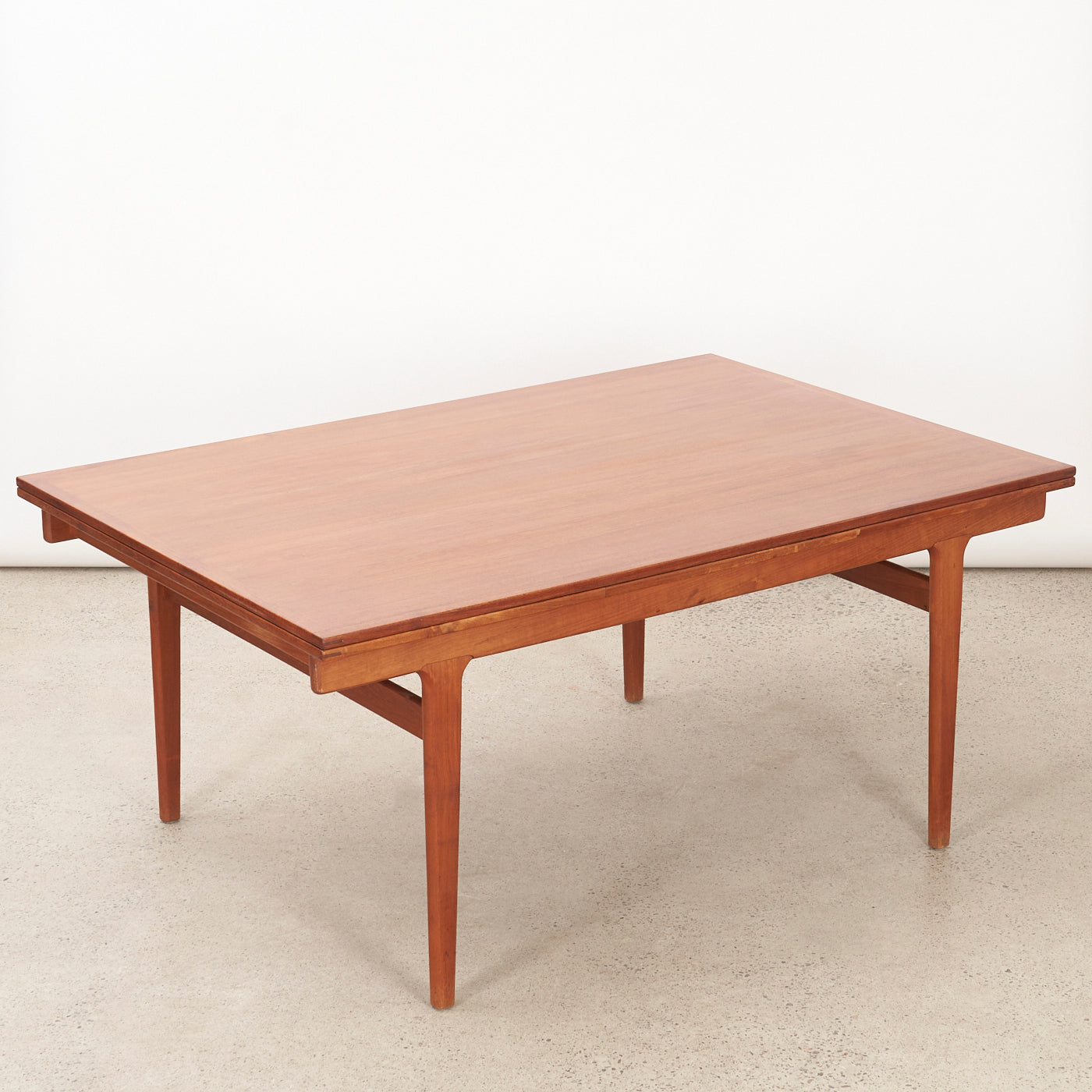 Large Teak Draw-Leaf Dining Table by Vejle Stole Møbelfabrik, Denmark