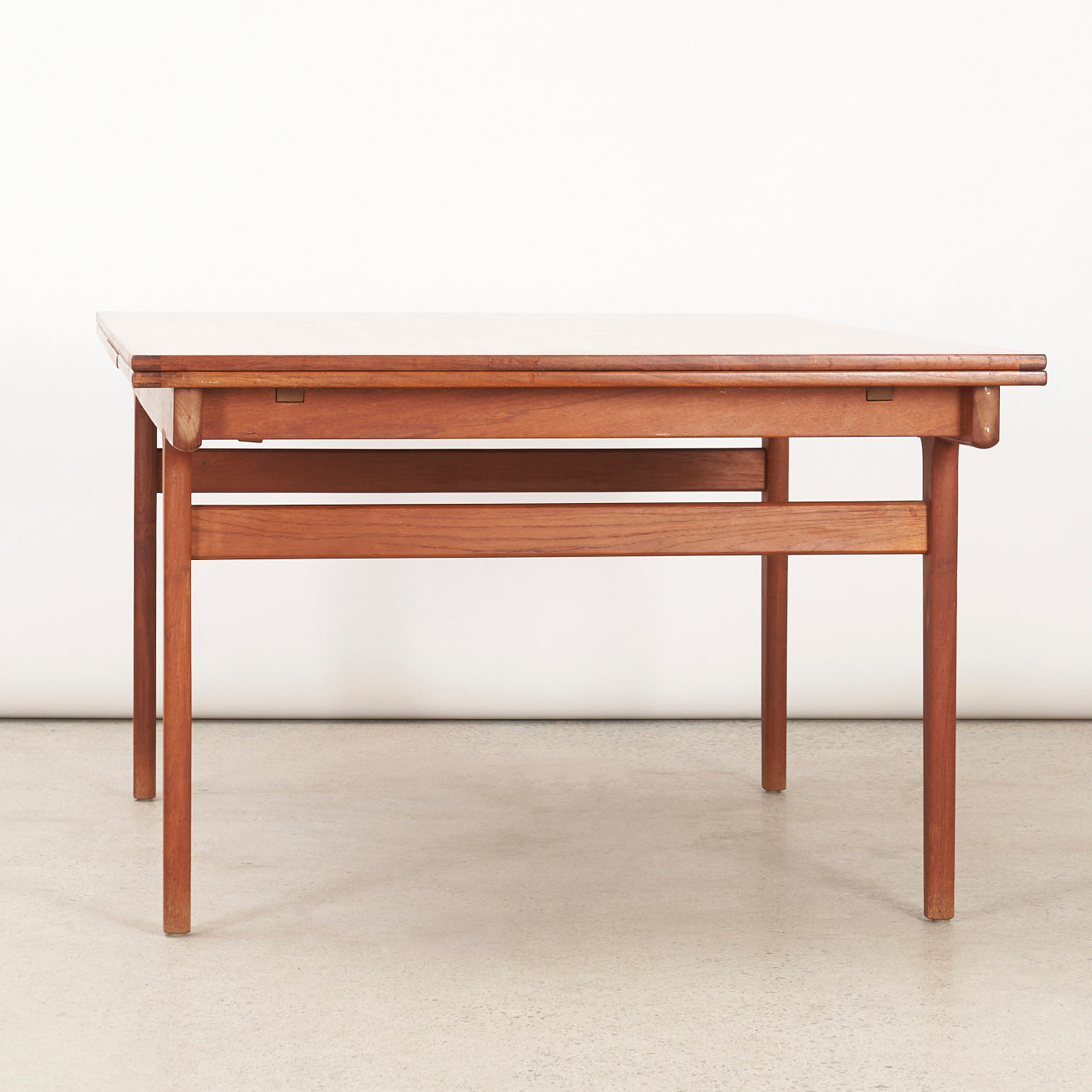Large Teak Draw-Leaf Dining Table by Vejle Stole Møbelfabrik, Denmark