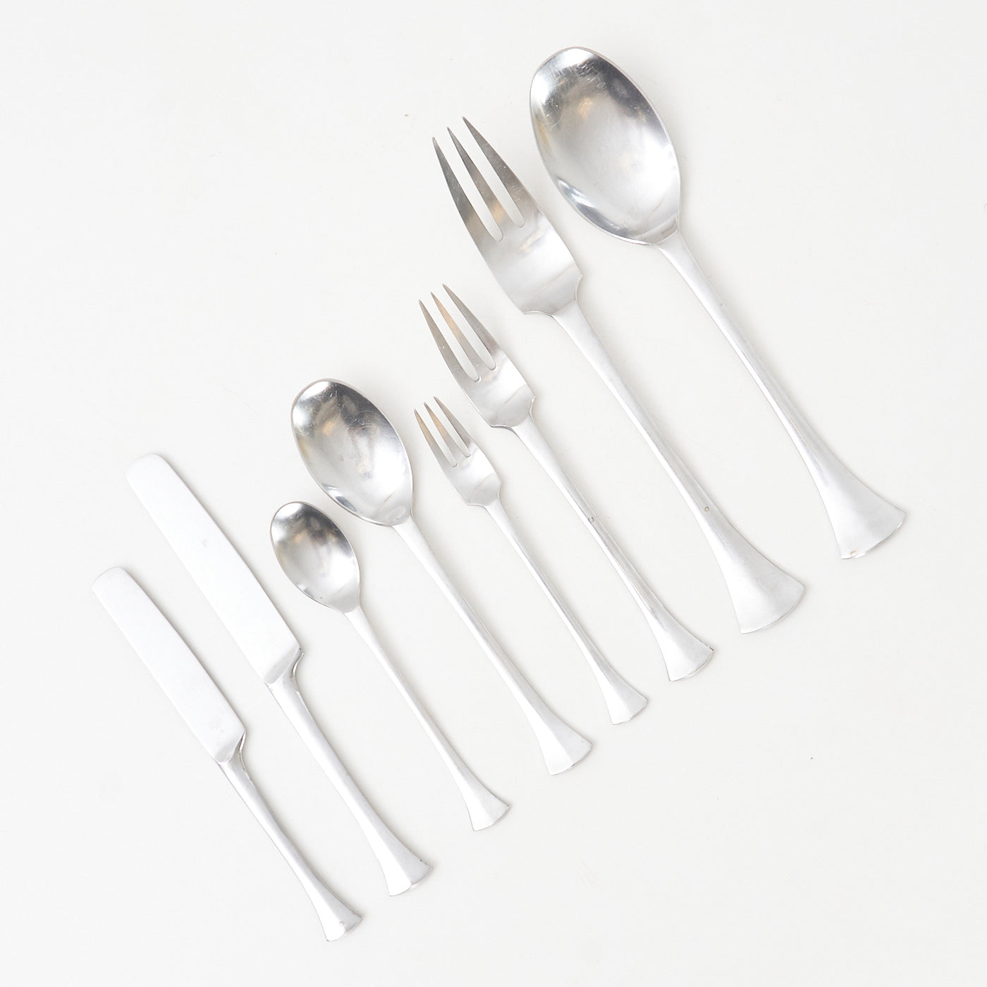 ‘Thistle’ Stainless Steel Flatware Set by Jens Quistgaard for Dansk