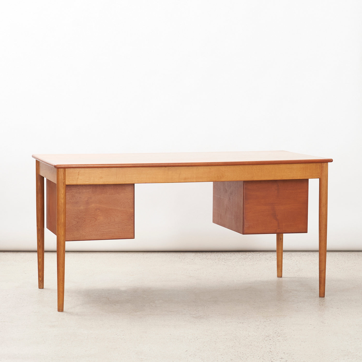Teak & Oak Desk by Børge Mogensen for Søborg Møbler, Denmark