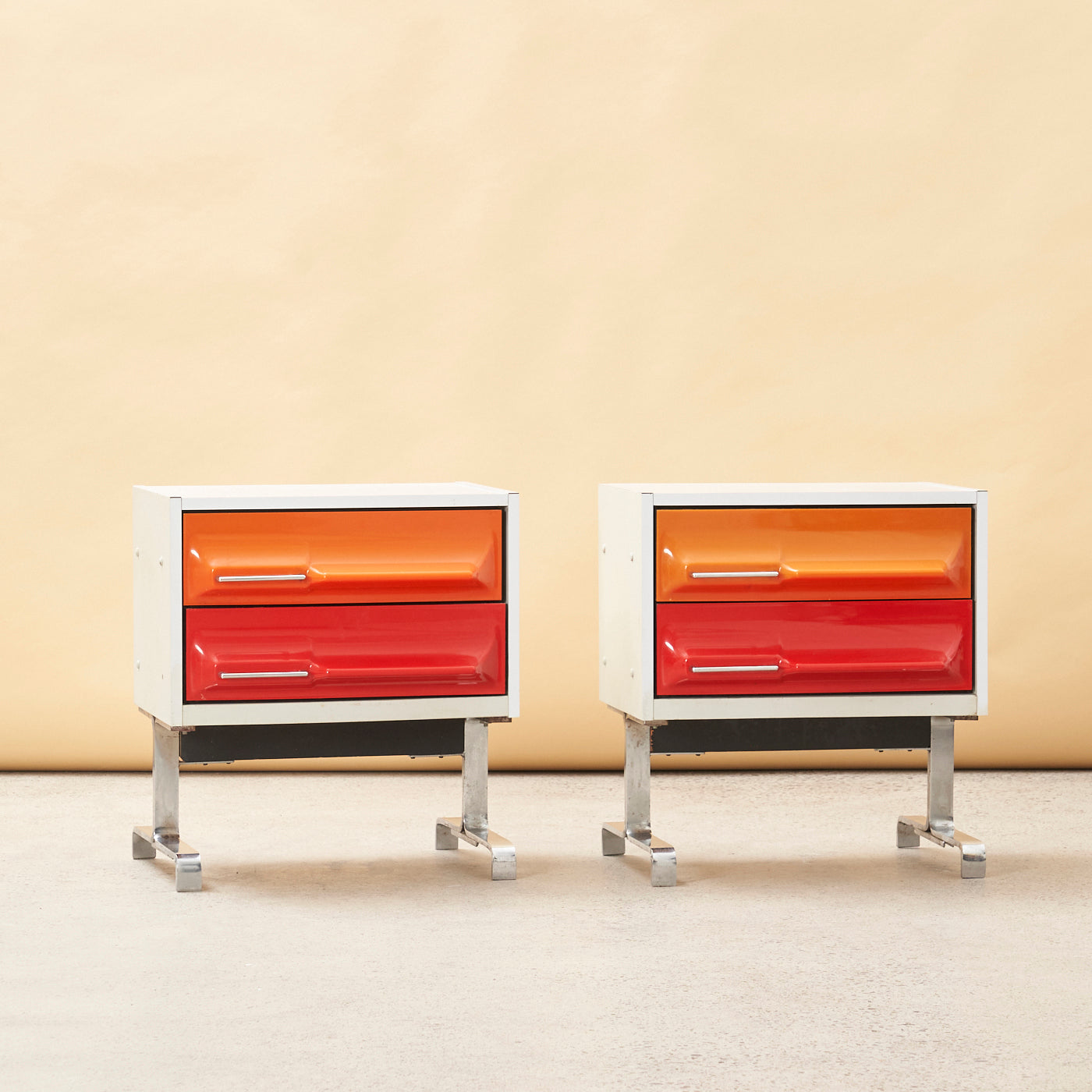 Pair of Nightstands by Giovanni Maur for Treco