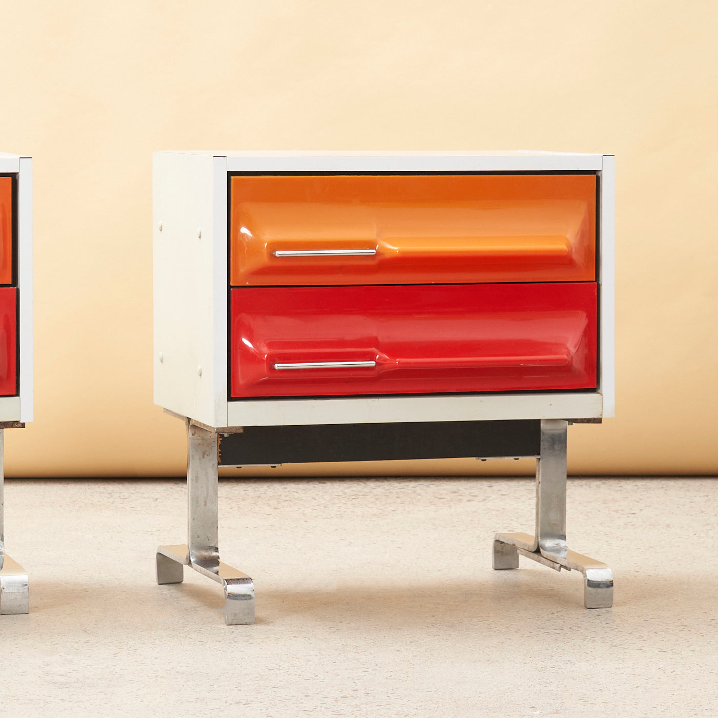 Pair of Nightstands by Giovanni Maur for Treco