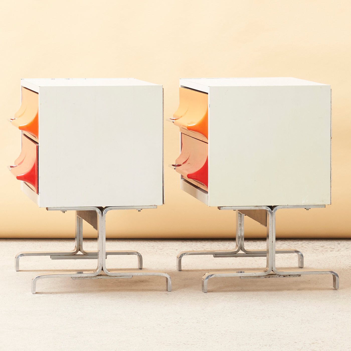 Pair of Nightstands by Giovanni Maur for Treco