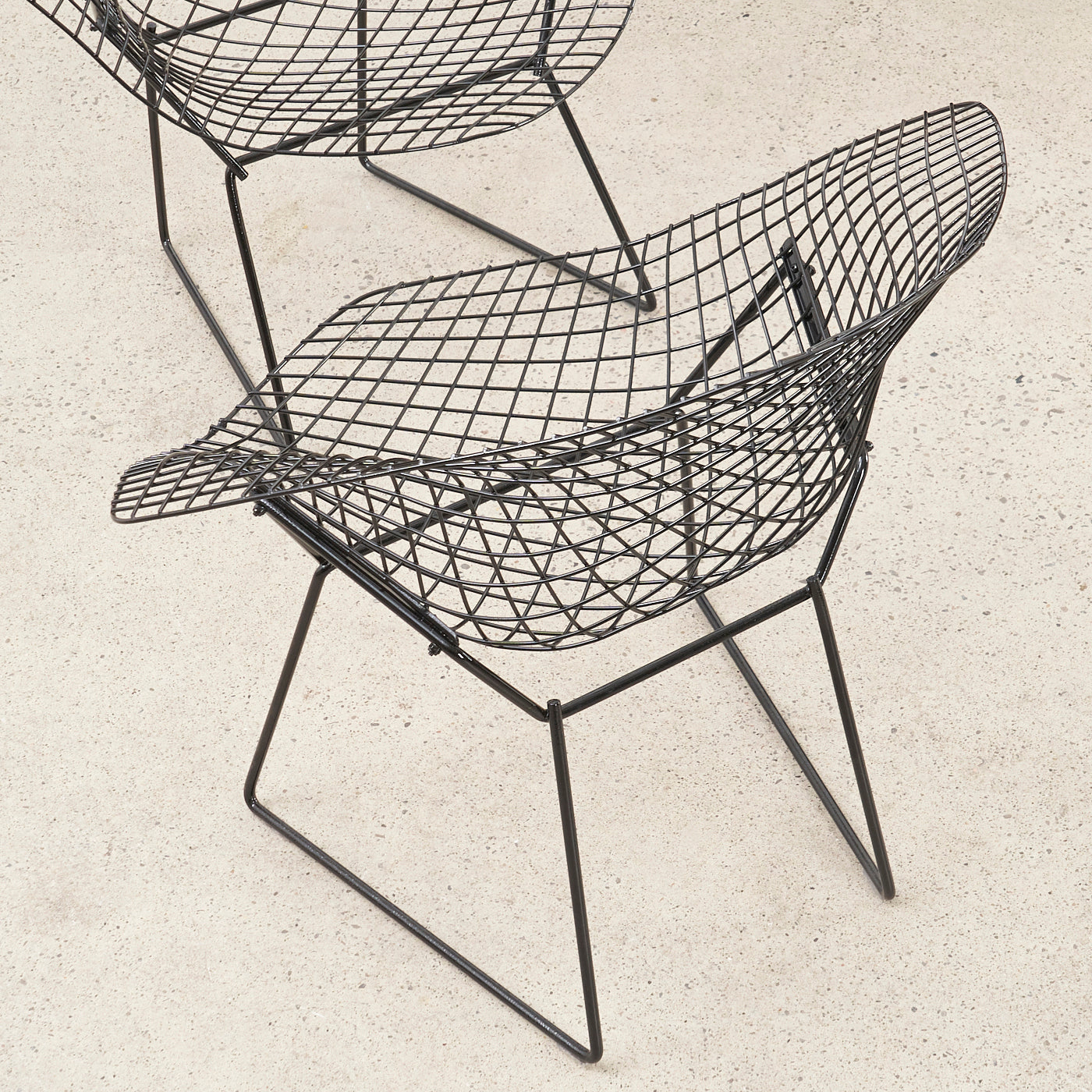Pair of Vintage Bertoia Diamond Chairs for Knoll